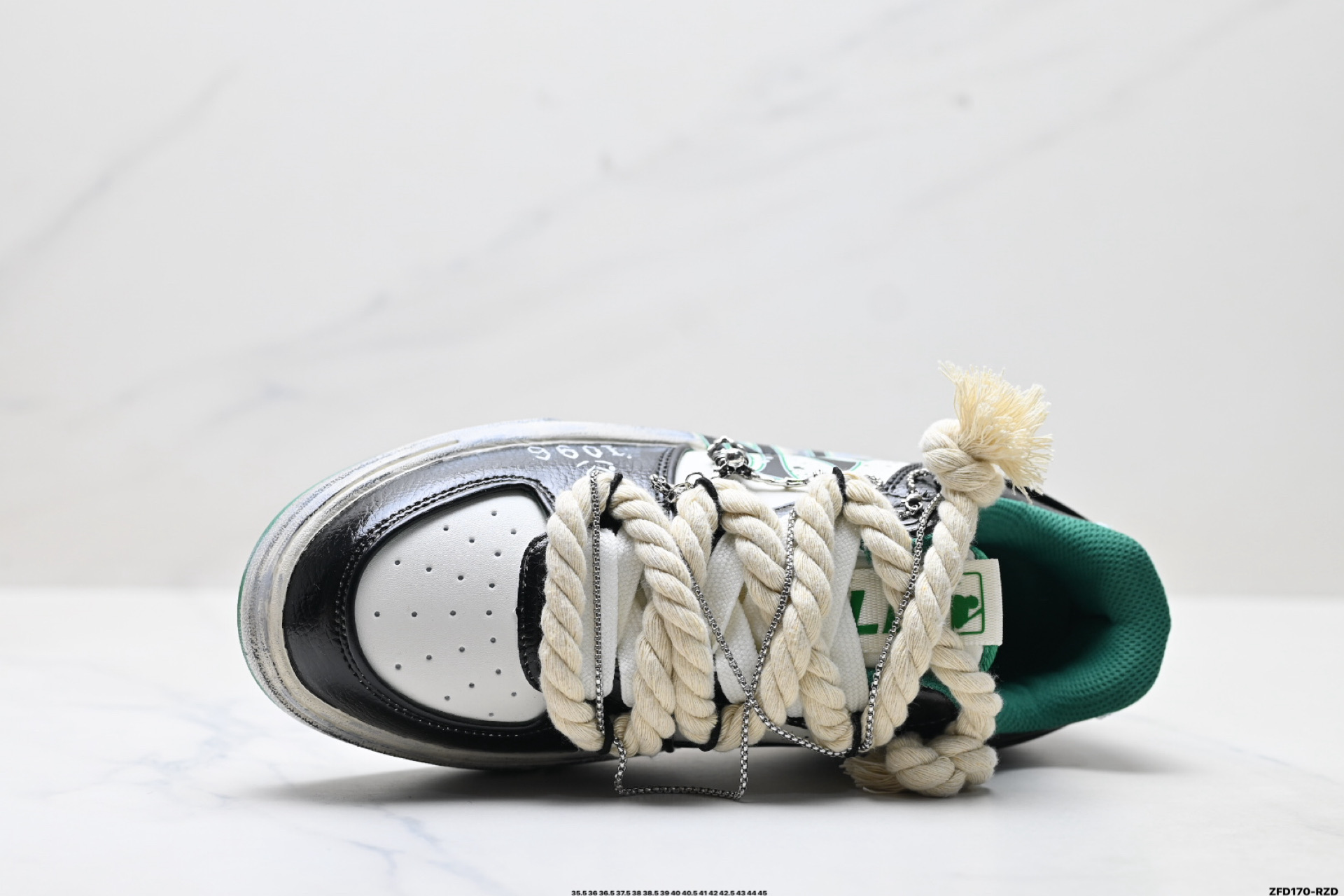 290 MLB Chunky Liner PU ‘DIY定制’ 简约时尚 百搭 包裹性保暖防滑防水减震 低帮 板鞋 3ASXCA12N