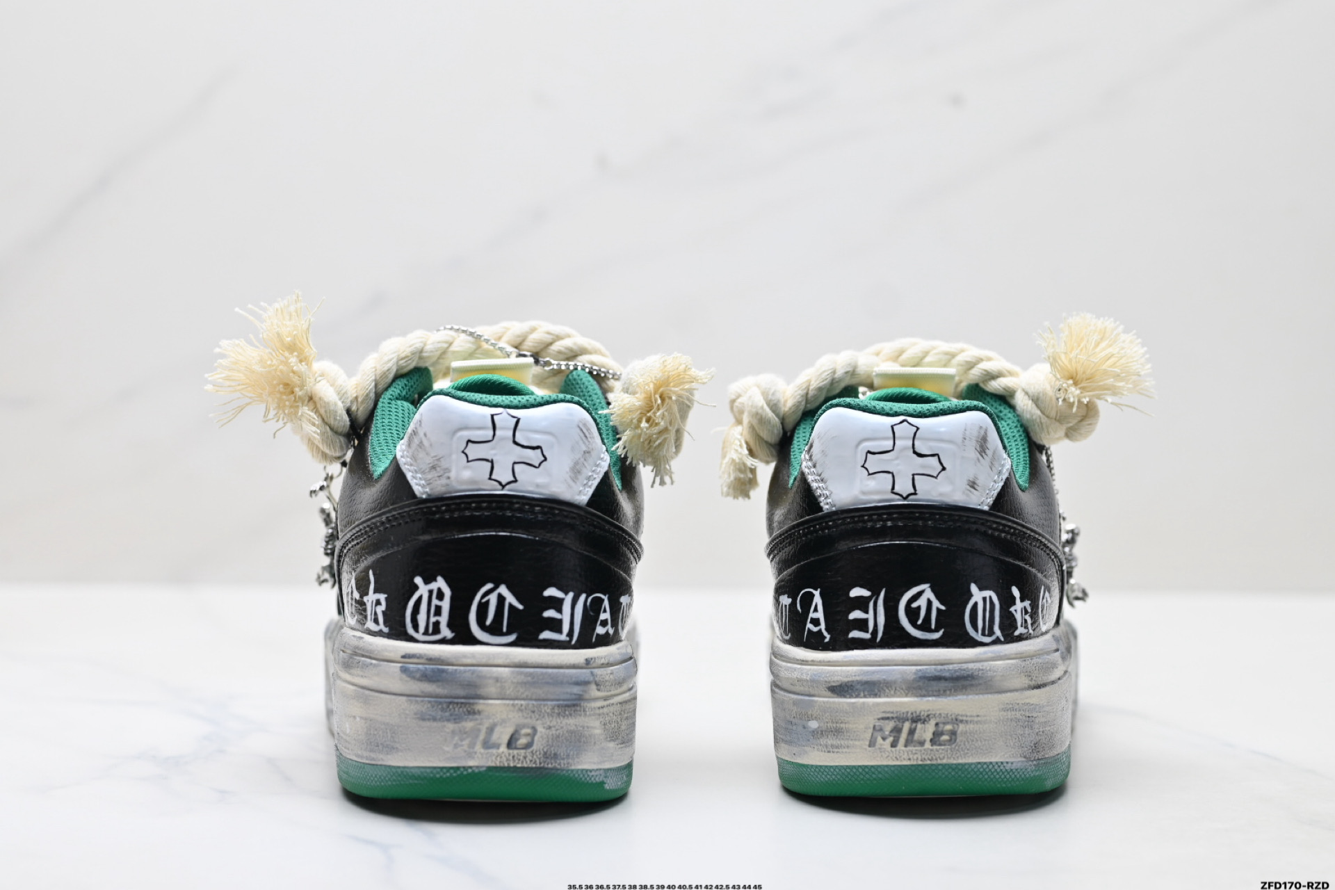 290 MLB Chunky Liner PU ‘DIY定制’ 简约时尚 百搭 包裹性保暖防滑防水减震 低帮 板鞋 3ASXCA12N