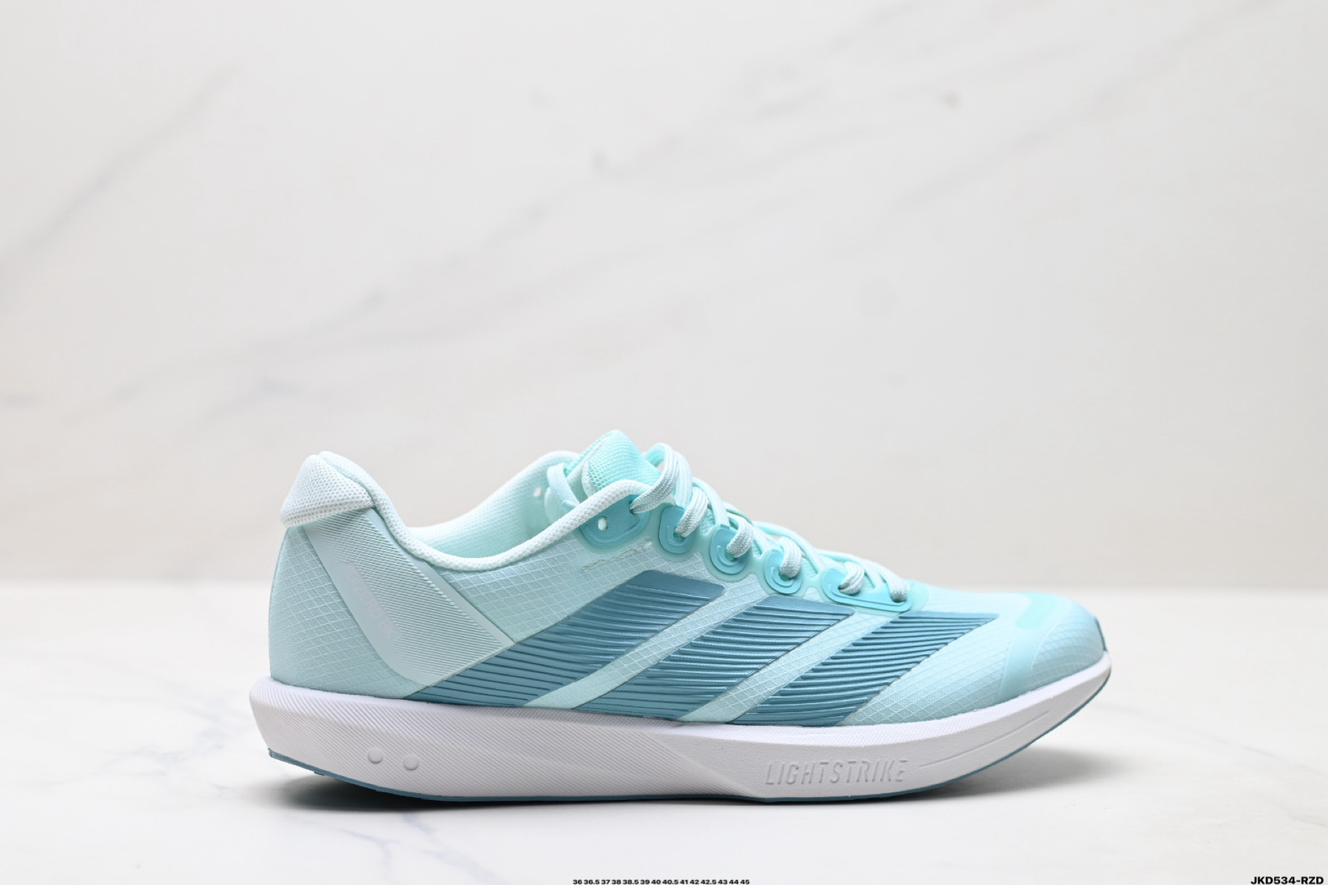 Adidas ADIZEROBK 马拉松飞线贾卡轻质透气休闲运动跑步鞋 JP6548