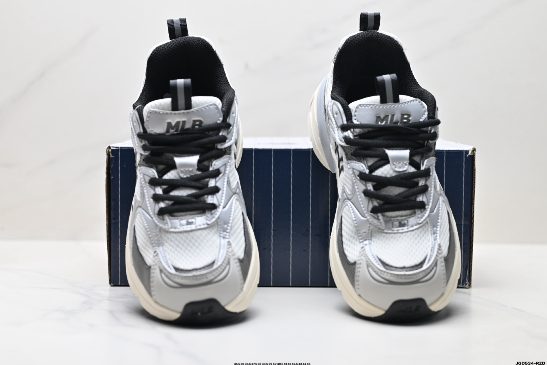 190 MLB CURVE RUNNER SPEED 百搭舒适休闲潮流厚底增高防滑耐磨 低帮 老爹鞋 3ARNC055N