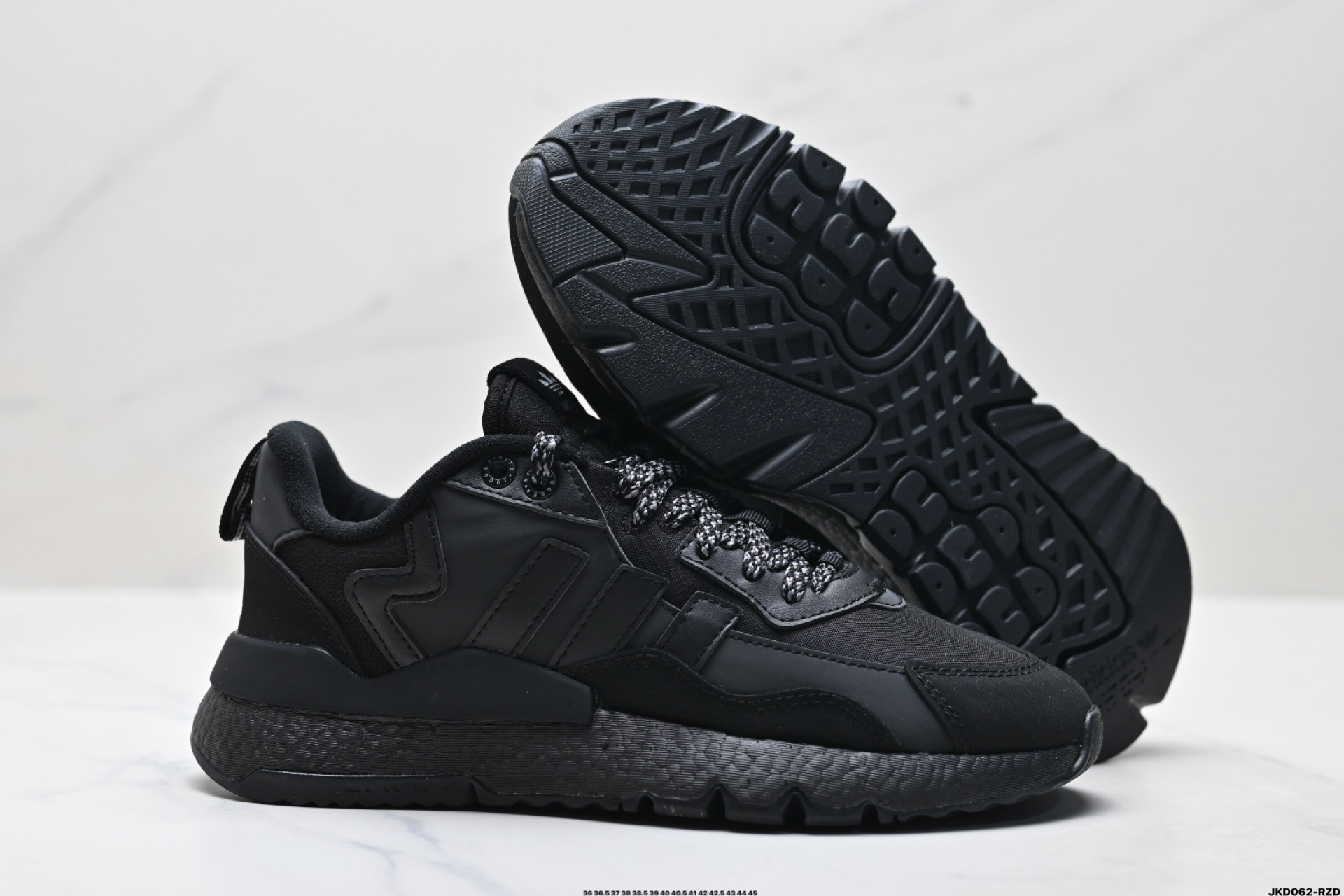 Adidas Originals Nite Jogger Winterized 阿迪达斯 织物网布 运动简约 防滑耐磨 低帮运动鞋 FZ3665