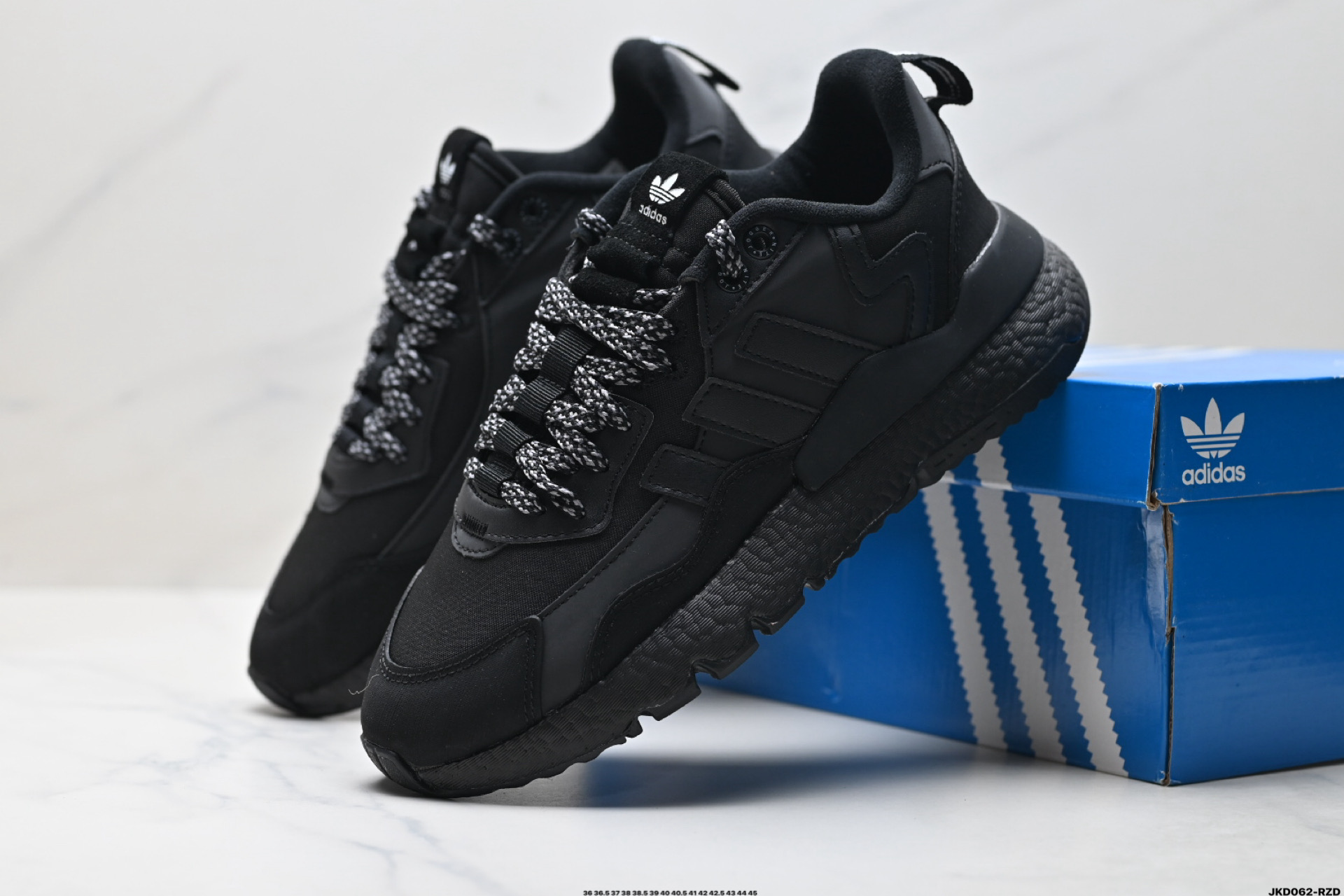 Adidas Originals Nite Jogger Winterized 阿迪达斯 织物网布 运动简约 防滑耐磨 低帮运动鞋 FZ3665