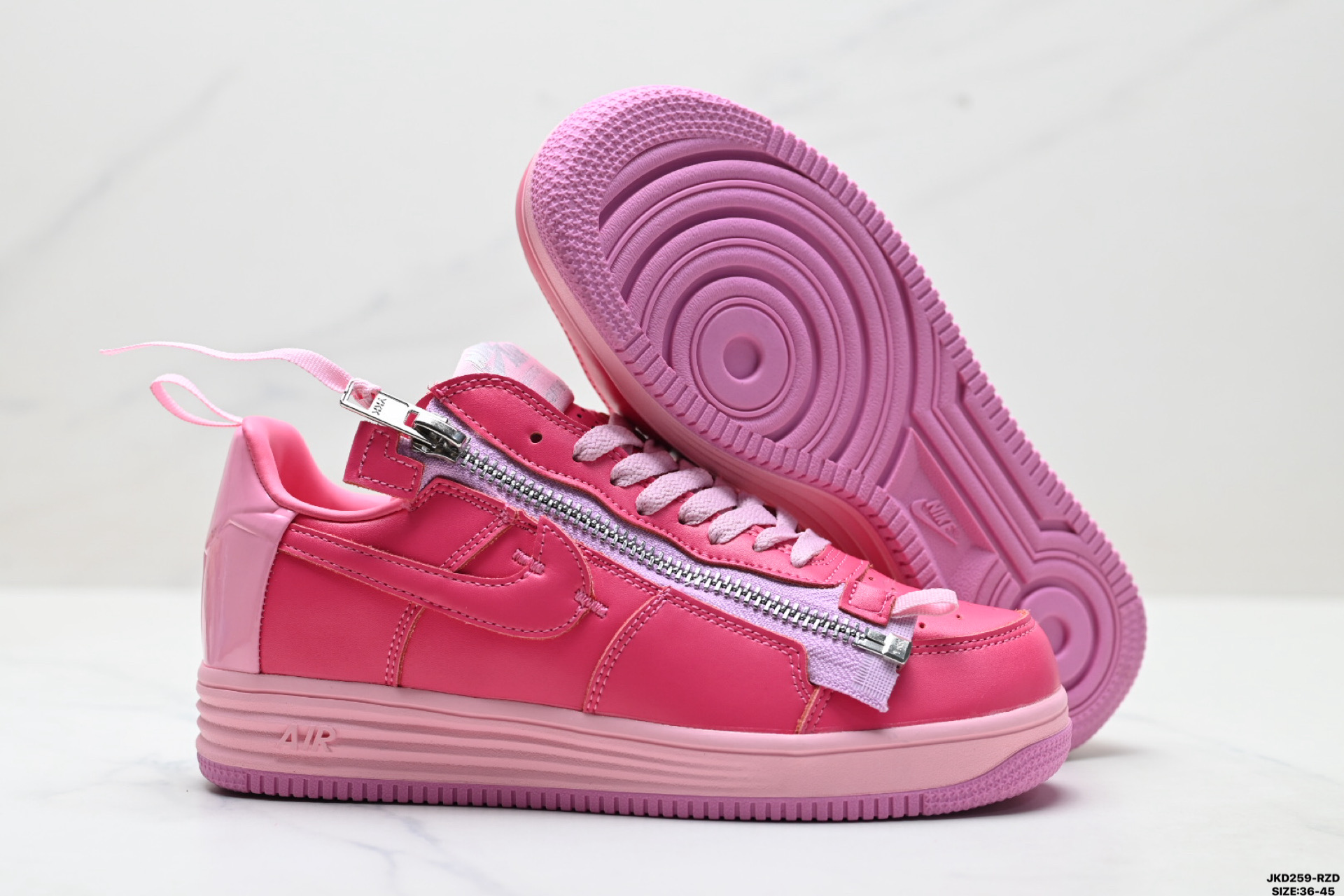 Acronym x Nike Lunar force 1 空军联名款 拉链 休闲 包裹性耐磨 低帮 板鞋 AJ6247-106