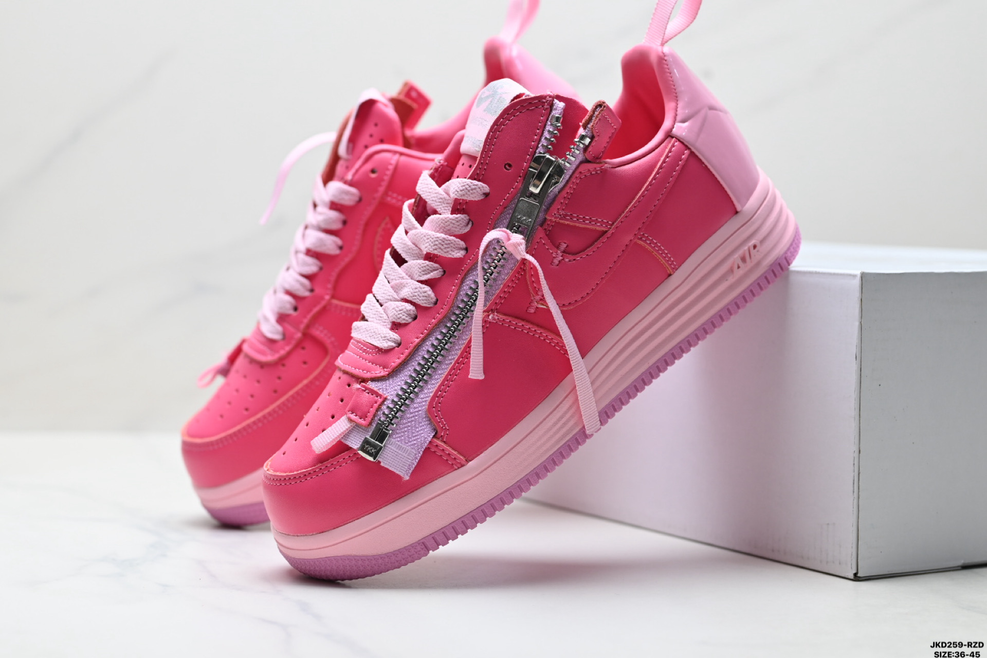 Acronym x Nike Lunar force 1 空军联名款 拉链 休闲 包裹性耐磨 低帮 板鞋 AJ6247-106