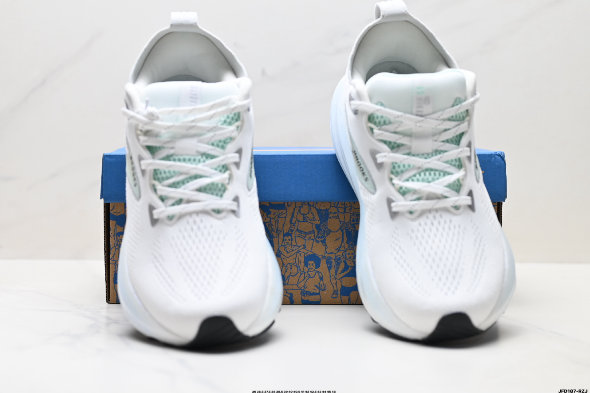 Brooks布鲁克斯Glycerin甘油22跑鞋男子缓震马拉松氮气慢跑鞋 110445 2E 078