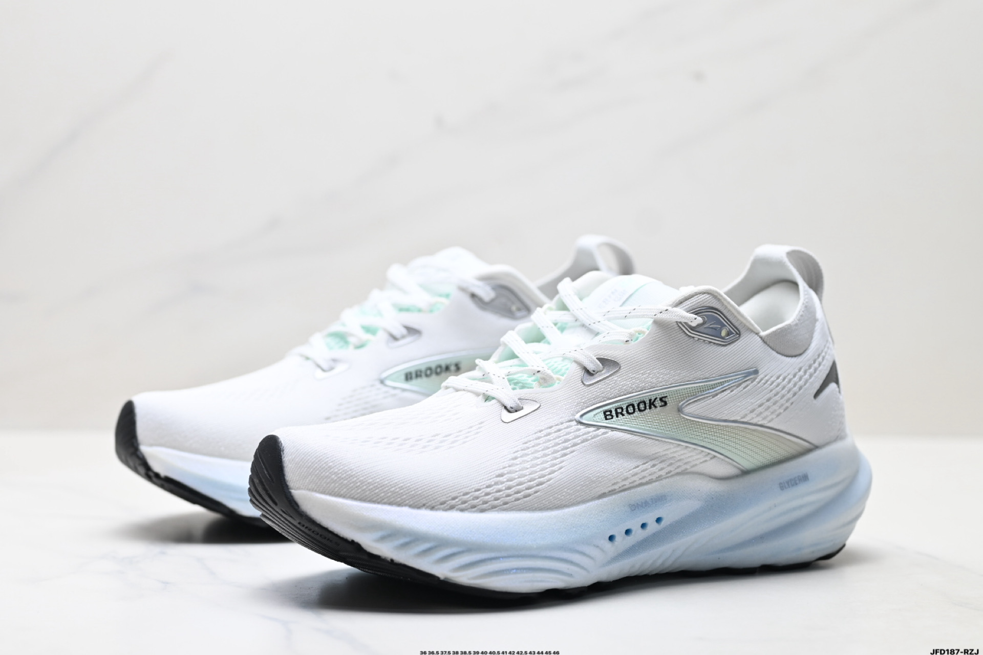 Brooks布鲁克斯Glycerin甘油22跑鞋男子缓震马拉松氮气慢跑鞋 110445 2E 078