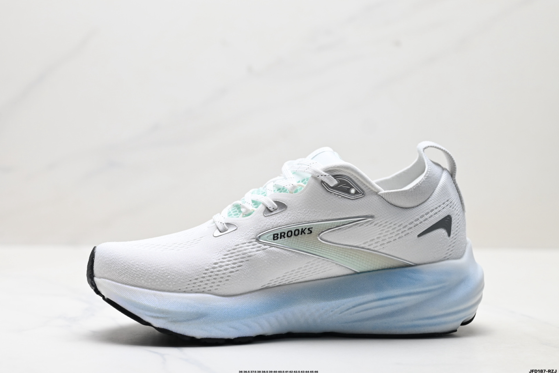 Brooks布鲁克斯Glycerin甘油22跑鞋男子缓震马拉松氮气慢跑鞋 110445 2E 078