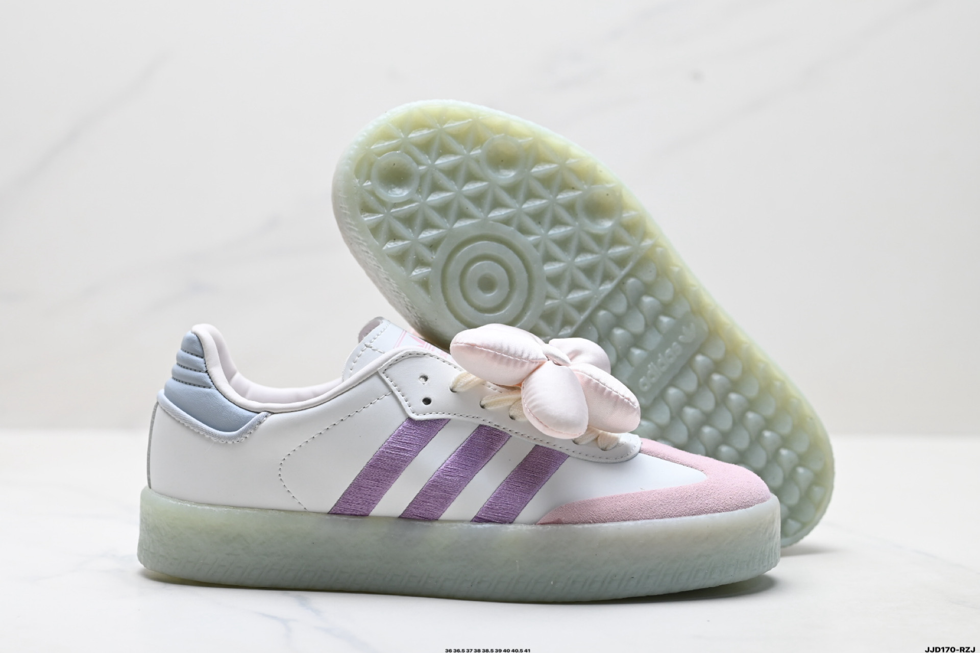 Adidas Originals Sambae 桑巴舞系列 阿迪达斯 三叶草 绅士德训足球风百搭低帮休闲运动板鞋 JR3335