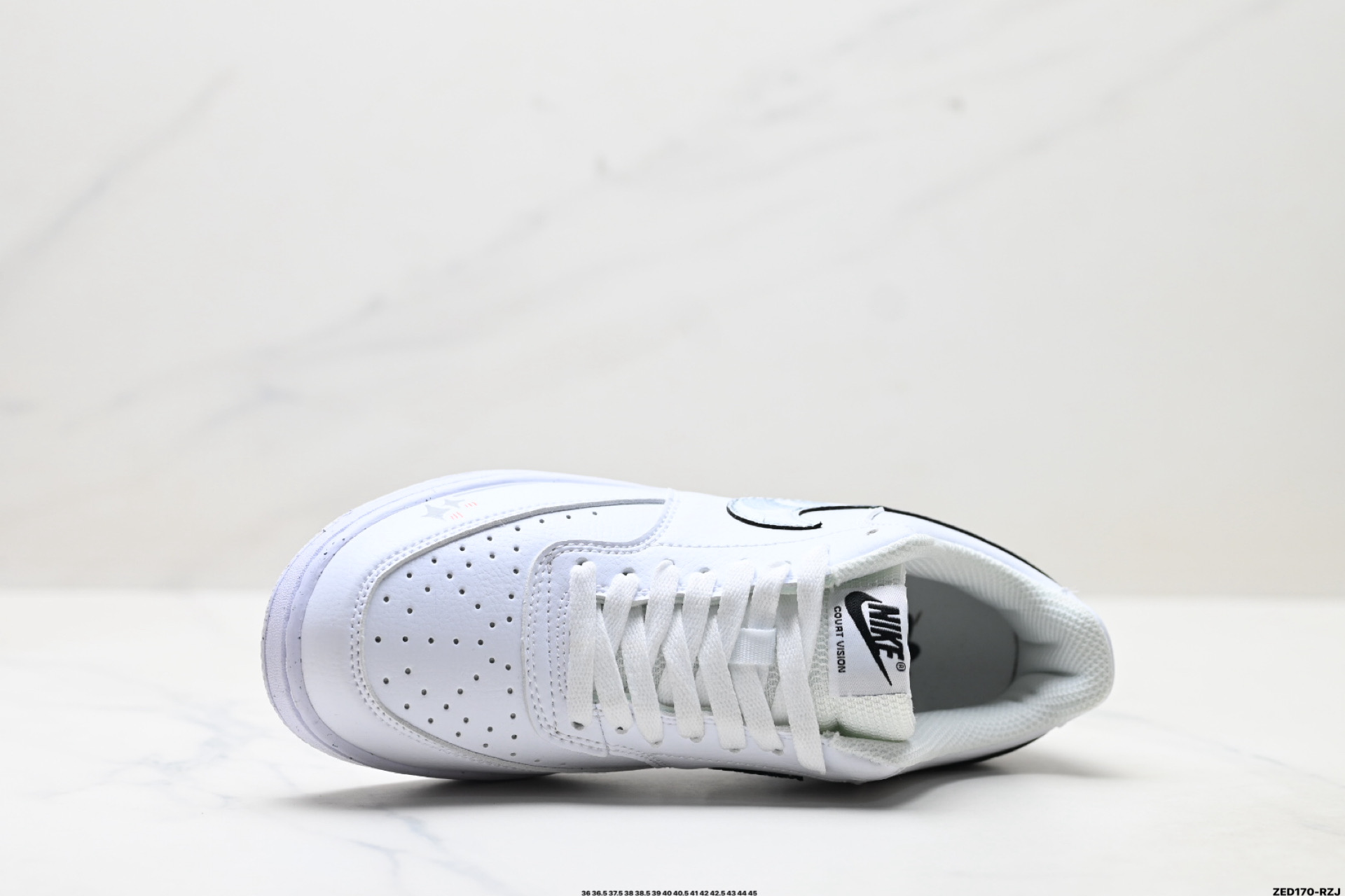 NIKE COURT VISION LO ‘DIY’定制 低帮百搭 透气休闲运动板鞋 DH3158-101