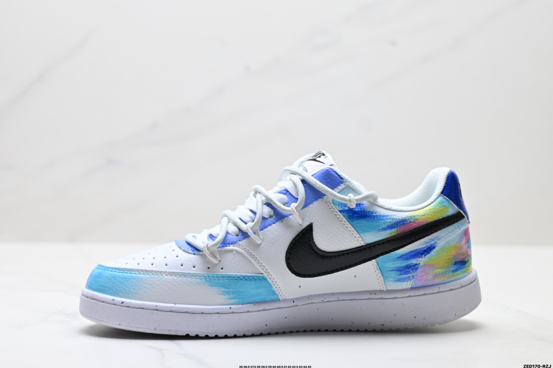 NIKE COURT VISION LO ‘DIY’定制 低帮百搭 透气休闲运动板鞋 DH3158-106