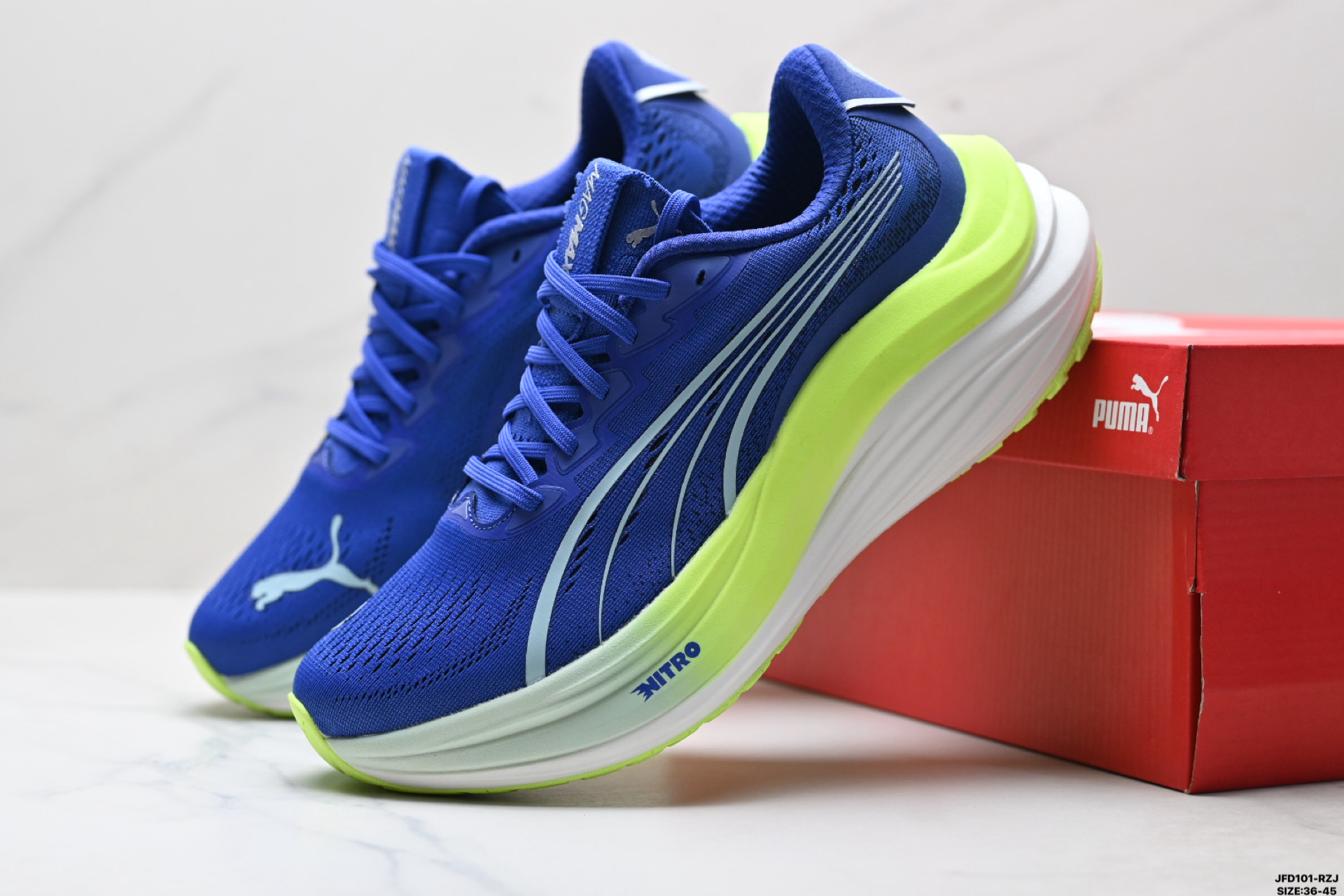 PUMA Mag NITRO 彪马 缓震训练跑鞋透气 舒适防滑耐磨 低帮 休闲跑步鞋 310088-02