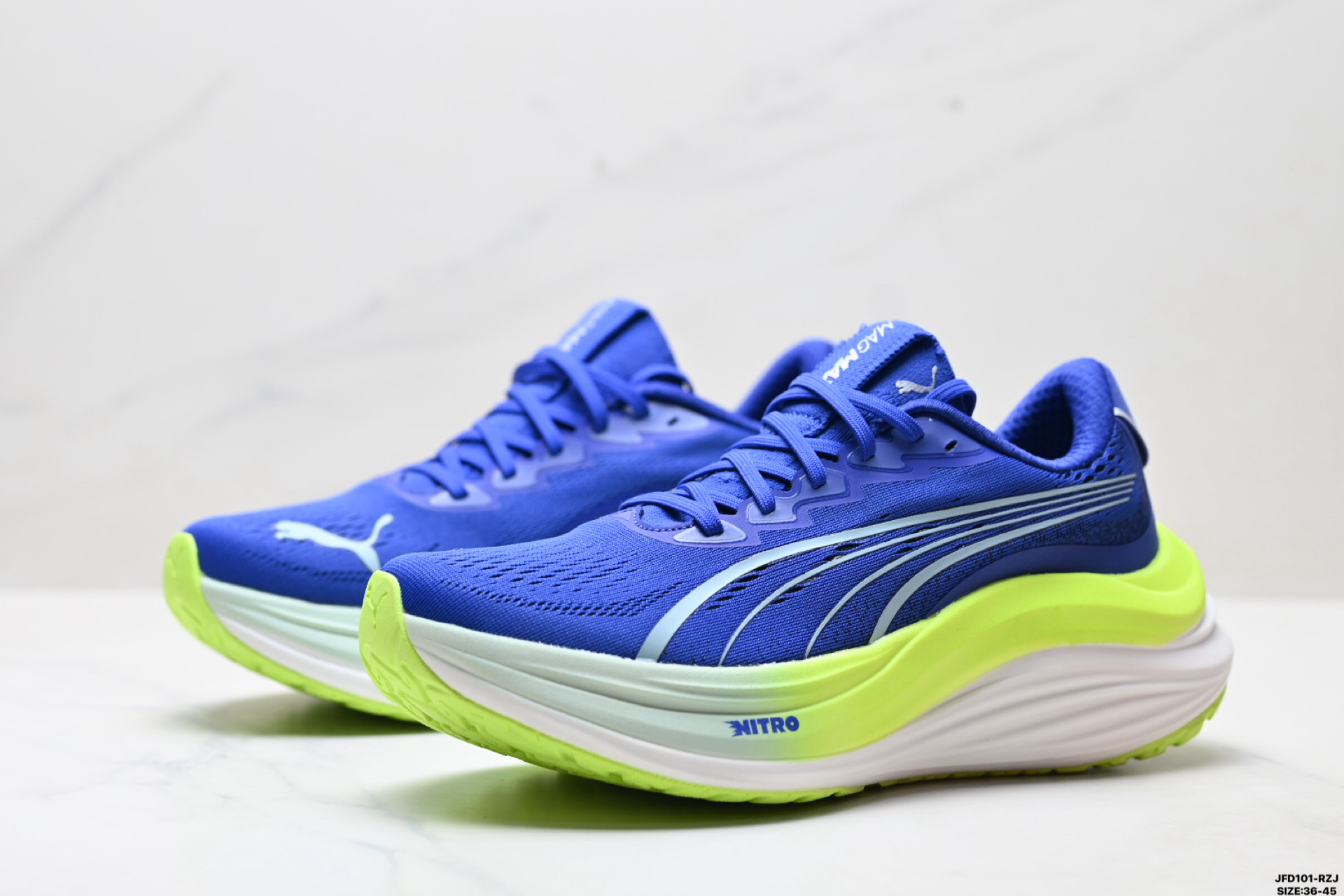 PUMA Mag NITRO 彪马 缓震训练跑鞋透气 舒适防滑耐磨 低帮 休闲跑步鞋 310088-02