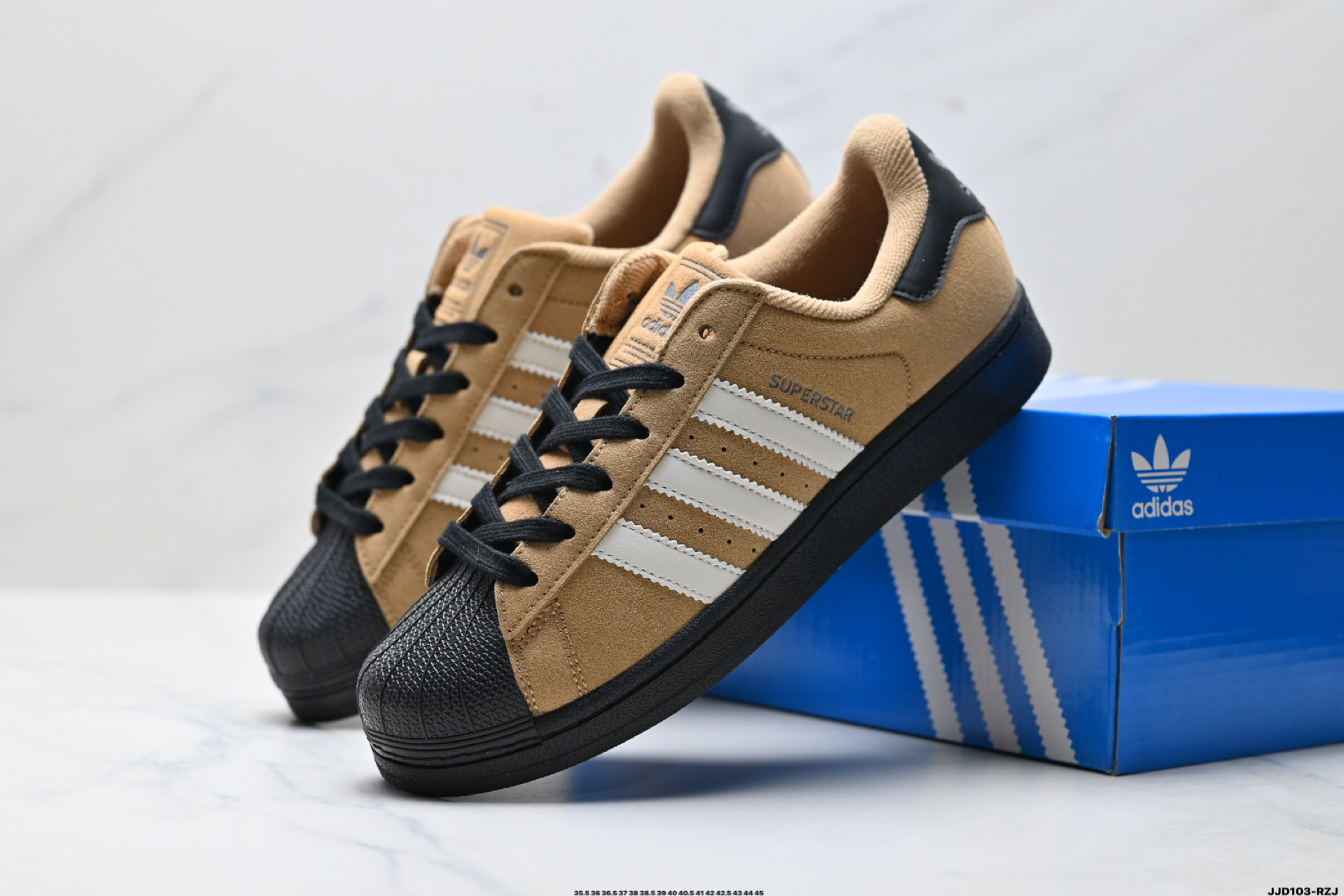 Adidas Originals Superstar贝壳头系列 阿迪达斯 低帮经典百搭休闲运动板鞋 JQ3221