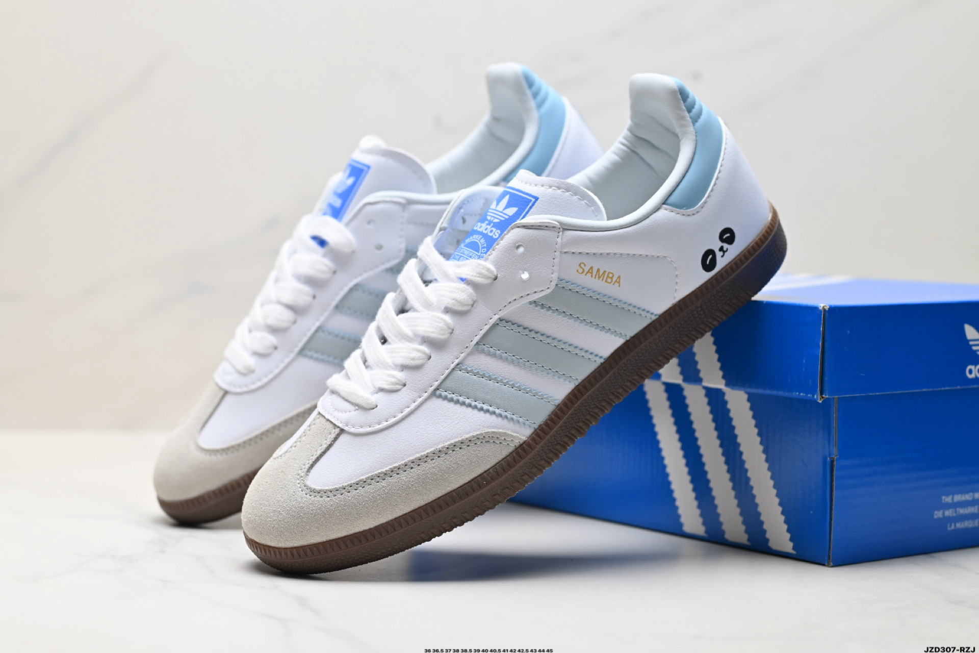 Adidas Originals Samba 桑巴舞系列 阿迪达斯 三叶草 绅士德训足球风百搭低帮休闲运动板鞋 IE4800