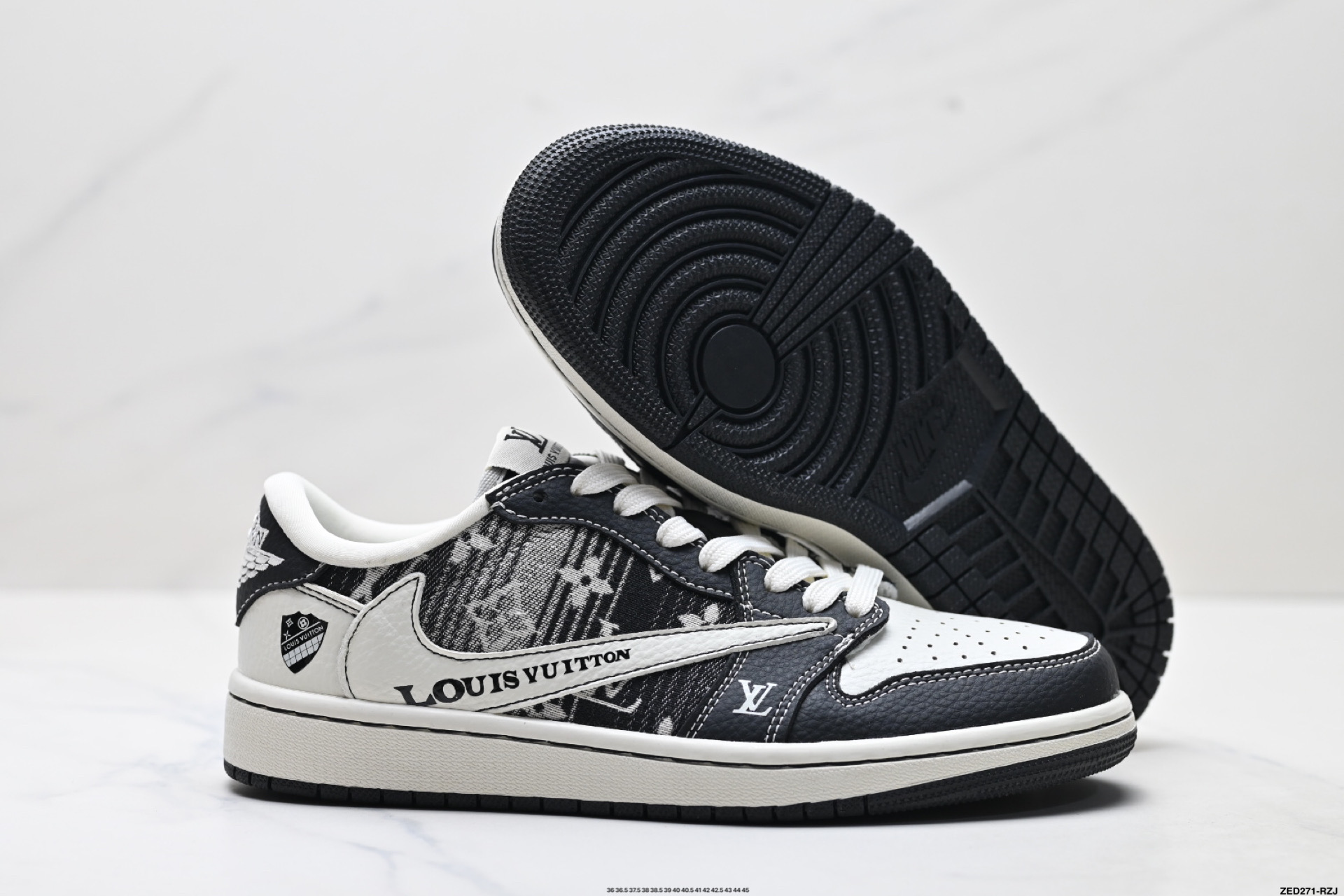 Nike Air Jordan 1 x Louis Vuitton Personalizadas - Edición Limitada 6 i1758387259817 4610 0 4