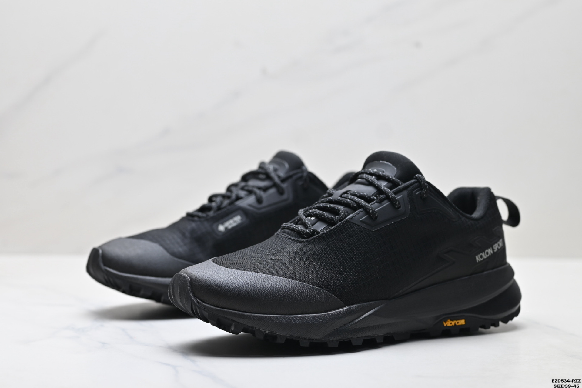 纯原可隆KOLON SPORT Skyler 2 舒适柔软 防水支撑轻便回弹 户外 低帮徒步鞋 LUFG5ST400-BK