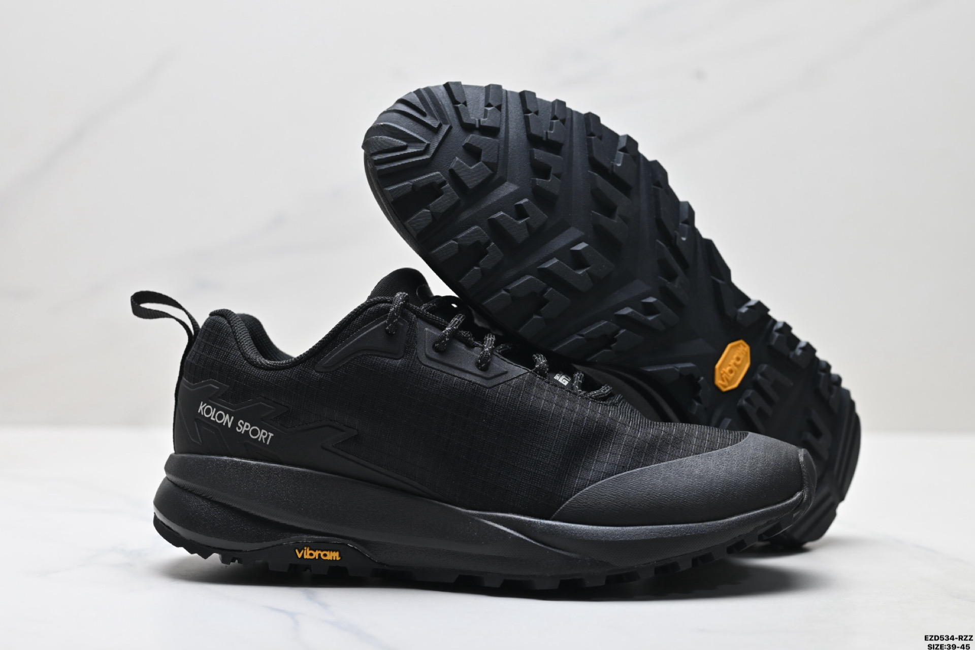 纯原可隆KOLON SPORT Skyler 2 舒适柔软 防水支撑轻便回弹 户外 低帮徒步鞋 LUFG5ST400-BK