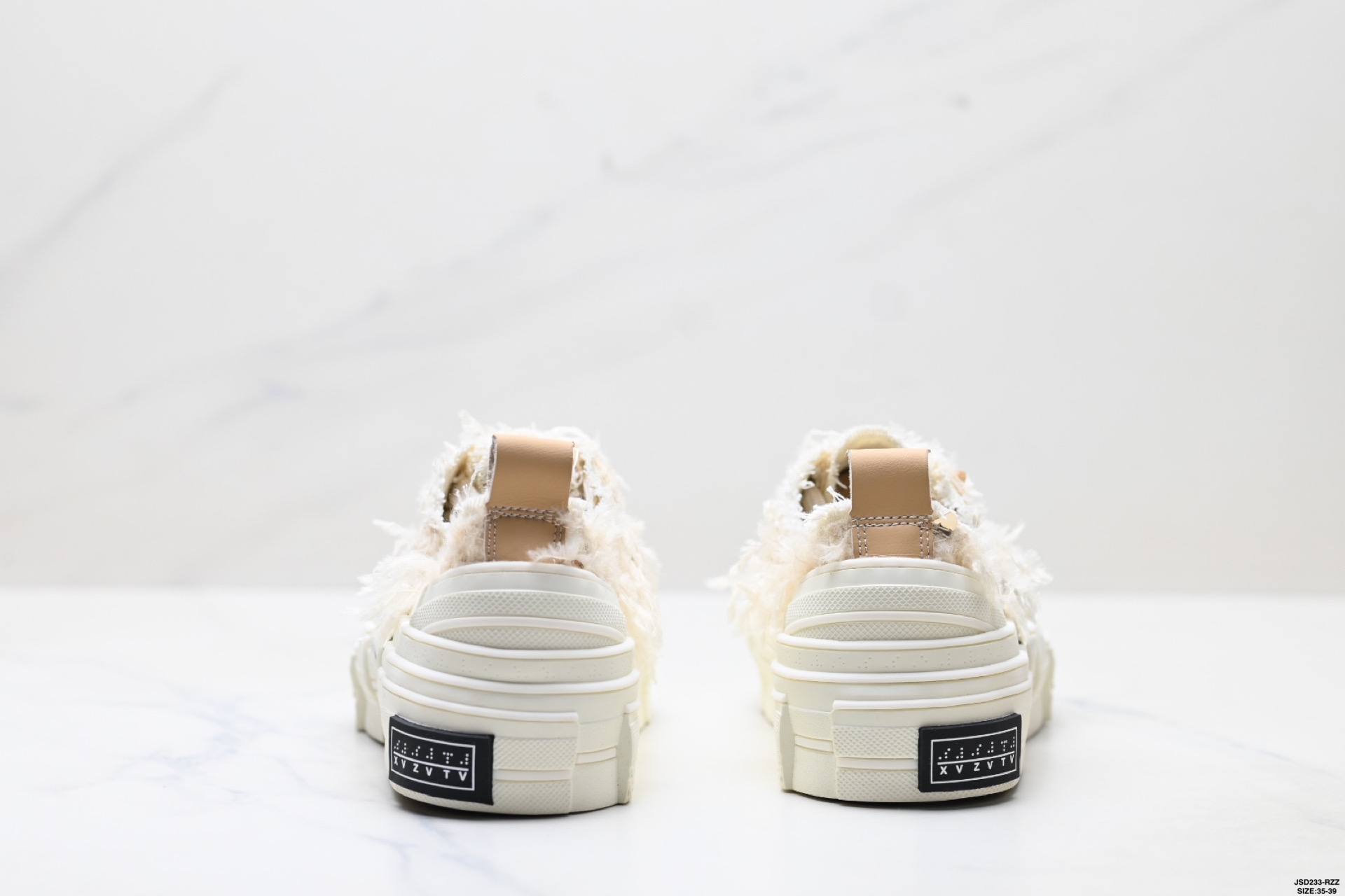 xVESSEL 天鹅之曜 长毛绒亮片 吴建豪低帮 帆布鞋 F20X001