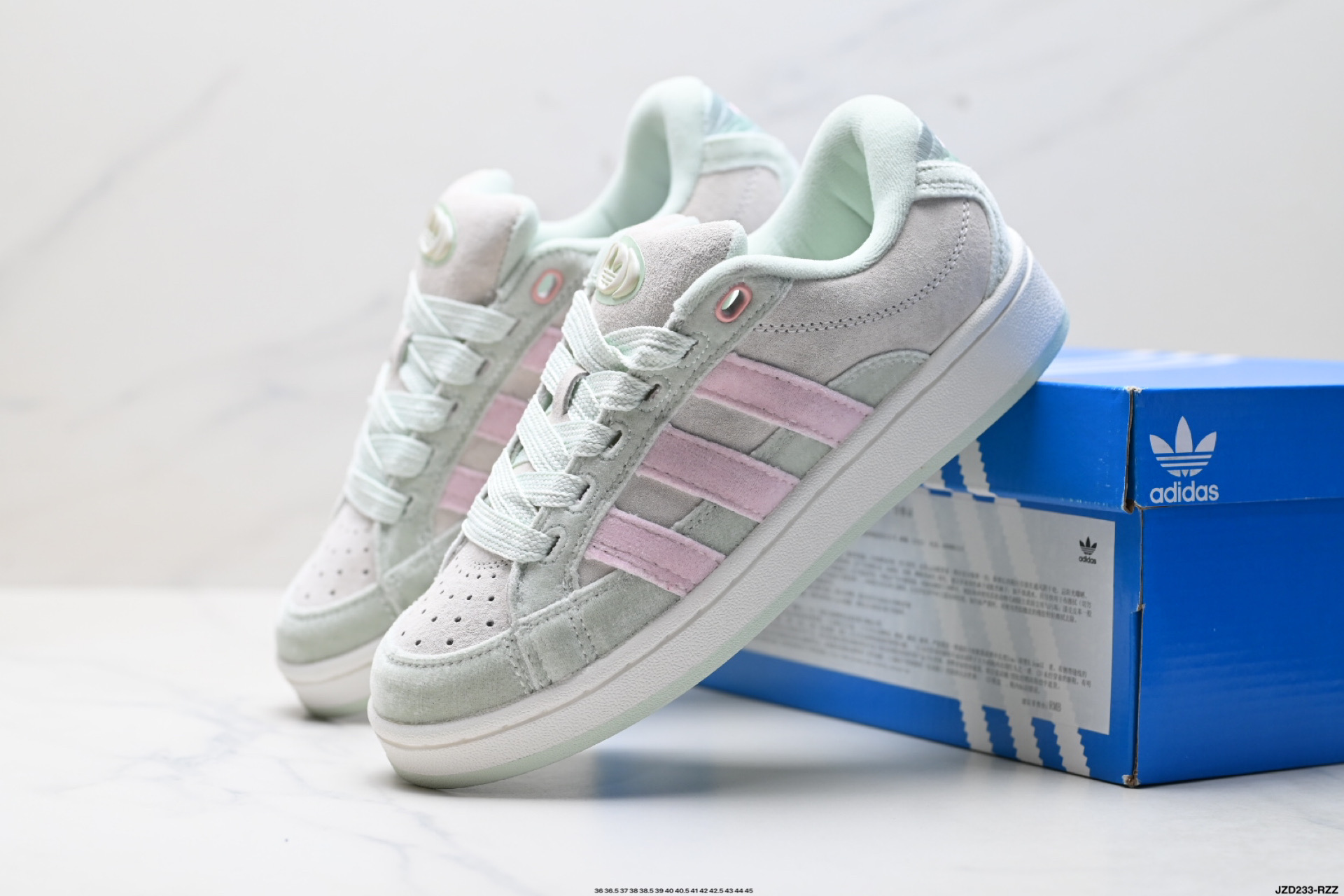 阿迪达斯Adidas Originals Campus 00s学院系列 面包风经典复古低帮百搭休闲运动板鞋 JR8047