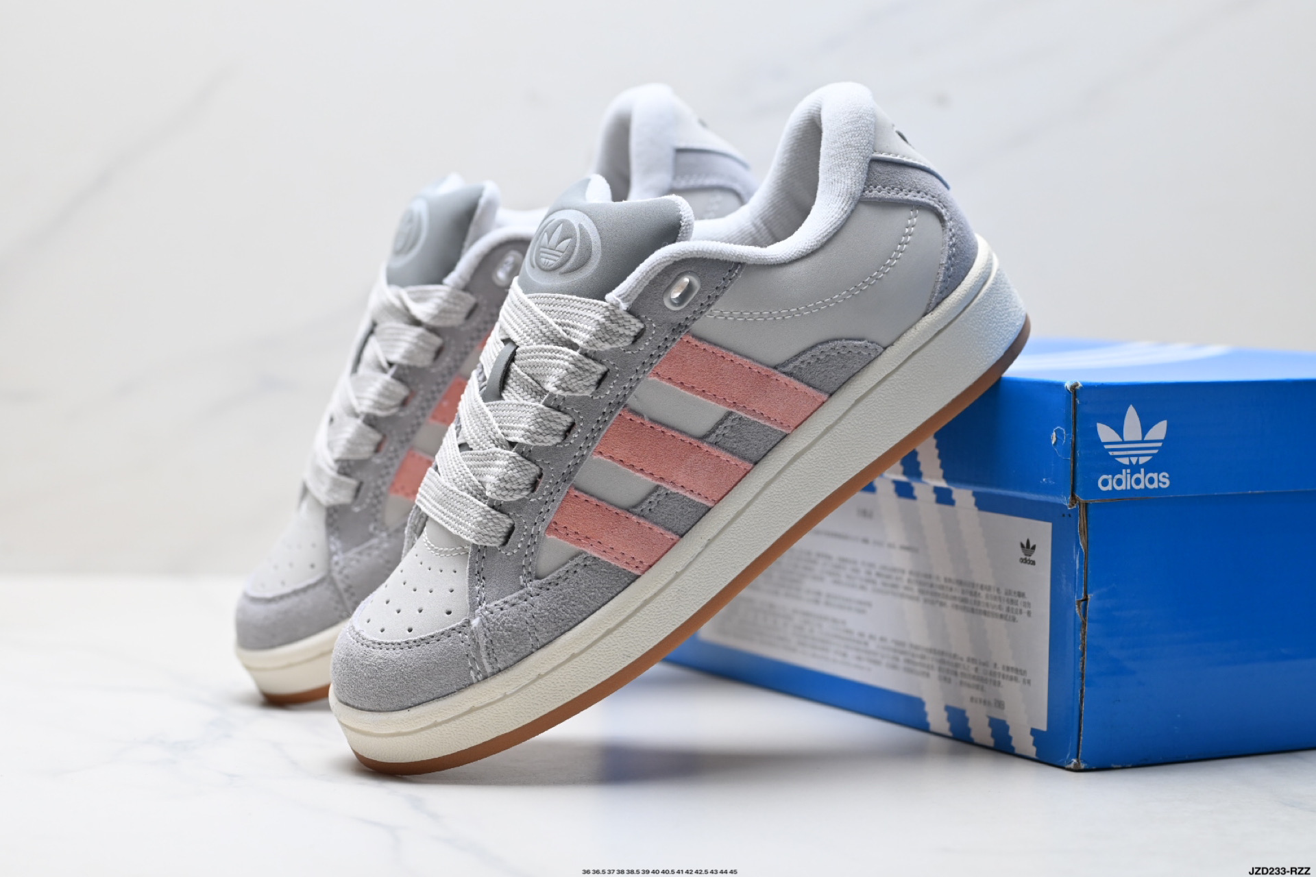 阿迪达斯Adidas Originals Campus 00s学院系列 面包风经典复古低帮百搭休闲运动板鞋 JR8047