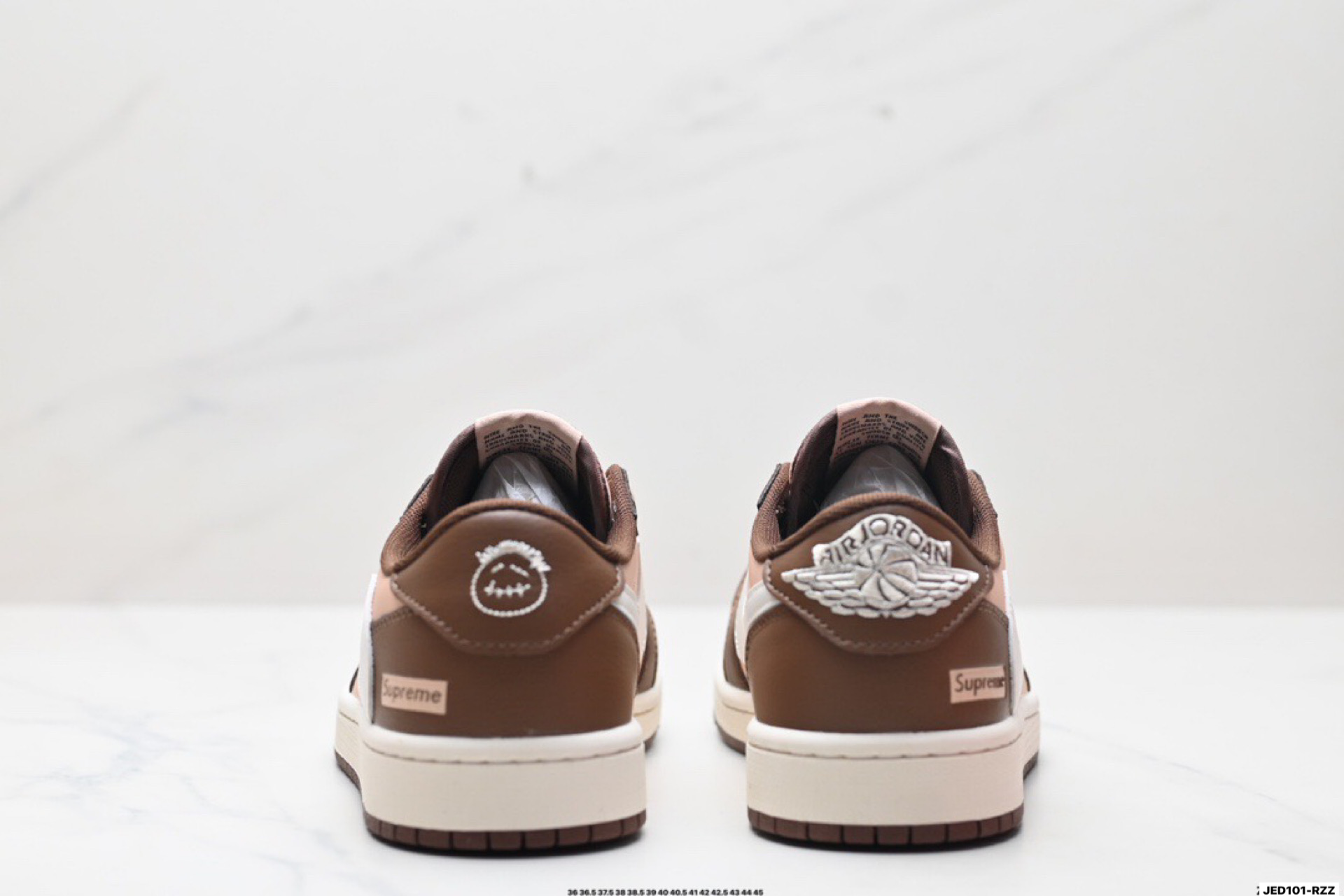 Nike Air Jordan 1 x Travis Scott 'DIY' Zapatillas de Baloncesto - Marrón/Blanco 7 i1758471508762 3092 0 5