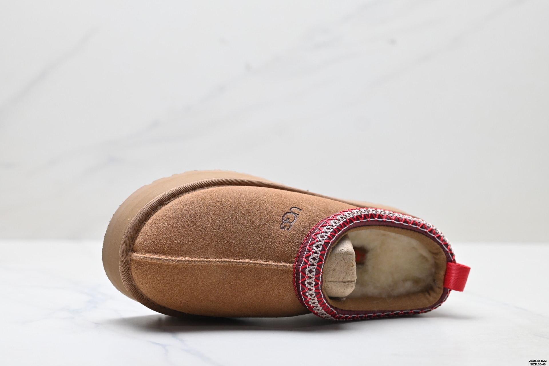 UGG TAZZ 舒适柔软时尚 耐磨增高保暖 民族风一脚蹬保暖雪地靴