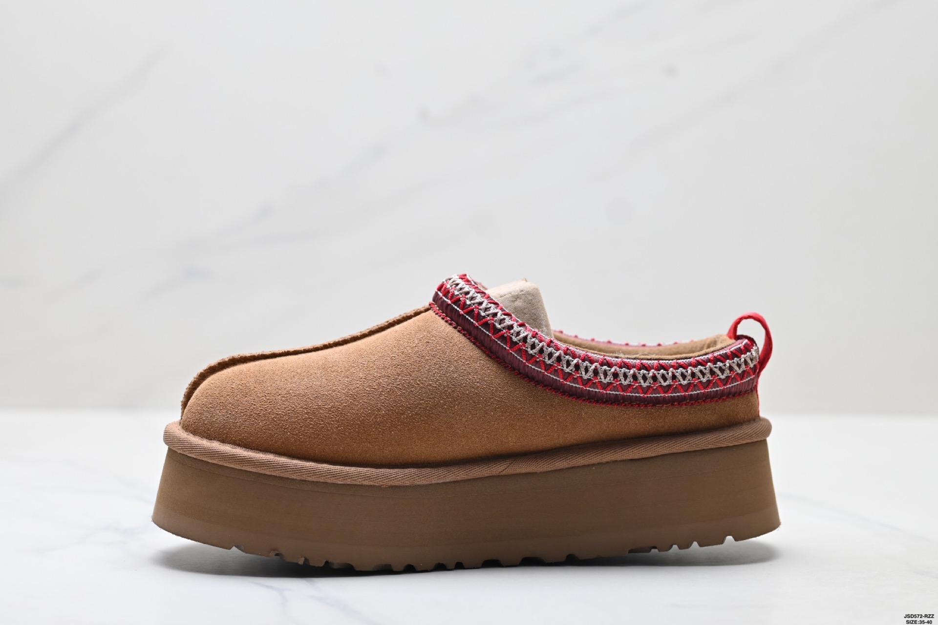 UGG TAZZ 舒适柔软时尚 耐磨增高保暖 民族风一脚蹬保暖雪地靴