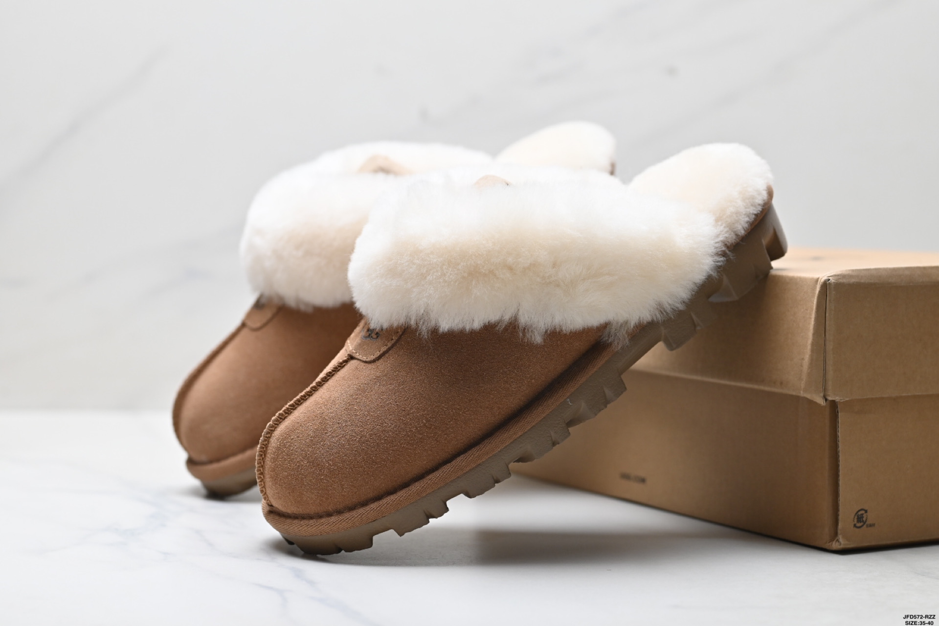 UGG羊皮毛一体 百搭休闲毛拖 舒适保暖防水雪地靴