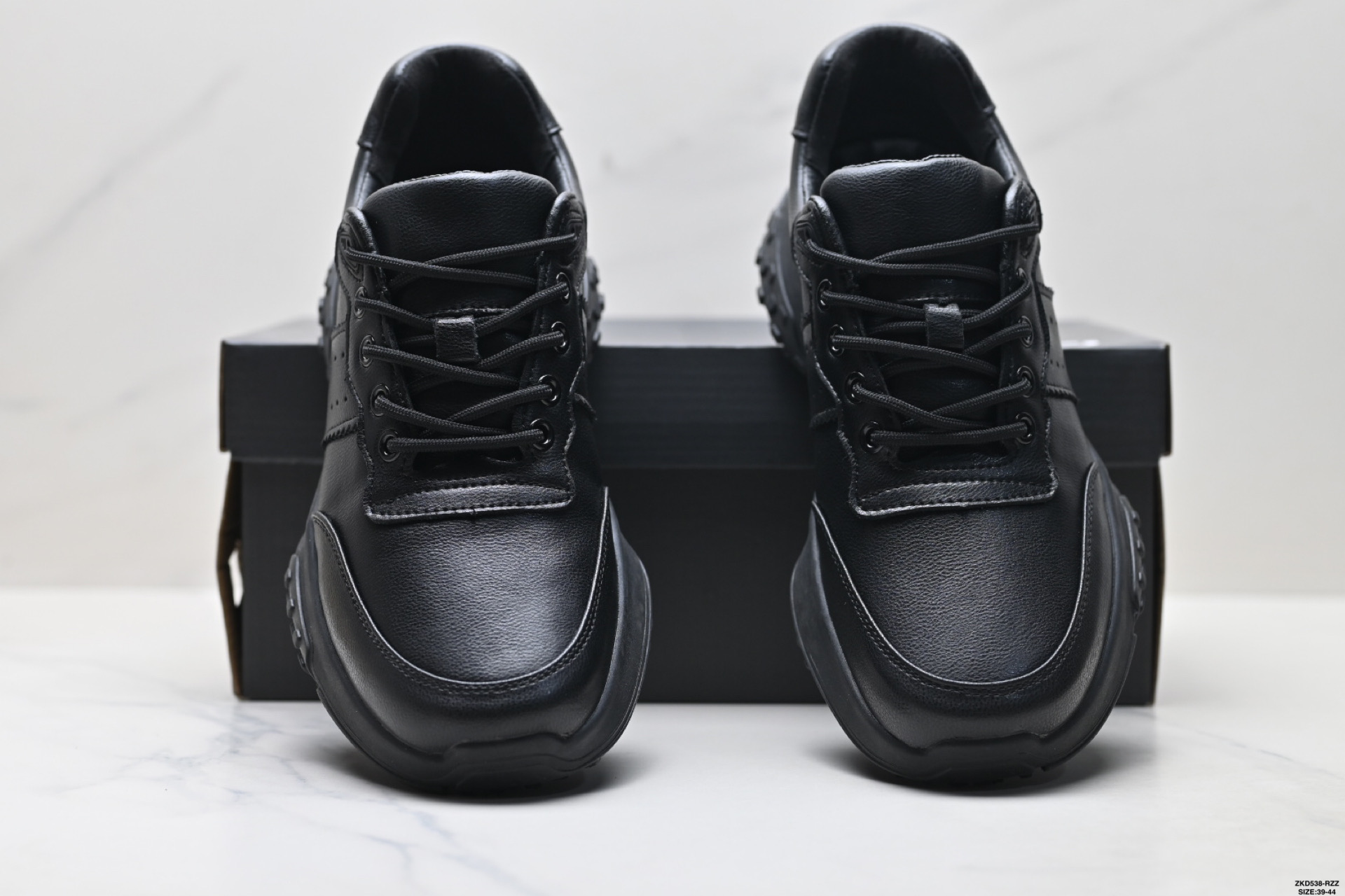 ecco美国CatumKezaf男鞋2025秋季休闲皮鞋男款真皮轻奢高端运动通勤鞋