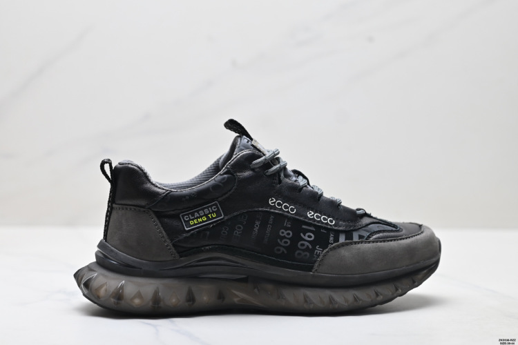 ECCO Men's Leather Casual Sneakers - Stylish and Versatile 1 ECCO Men’s Leather Casual Sneakers – Stylish and Versatile