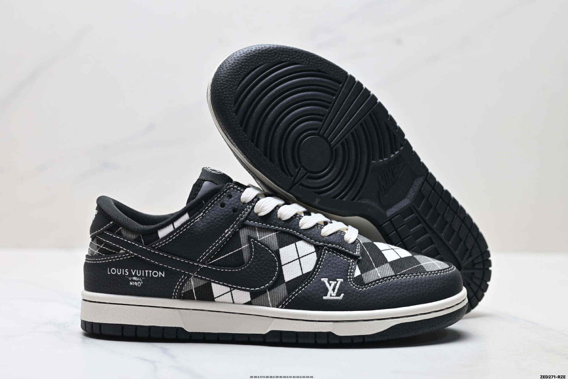 Nike Dunk Low Retro ‘DIY高端定制’耐克 低帮休闲运动板鞋 SC0601-460