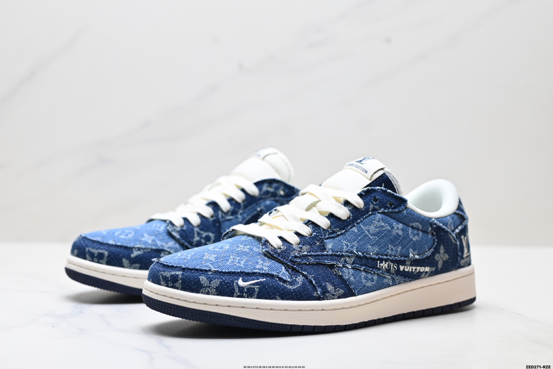 270 Nike Air Jordan 1 x Travis Scott AJ1倒勾 乔一倒钩 ‘DIY’定制 耐克 低帮文化篮球鞋 XD0798-312