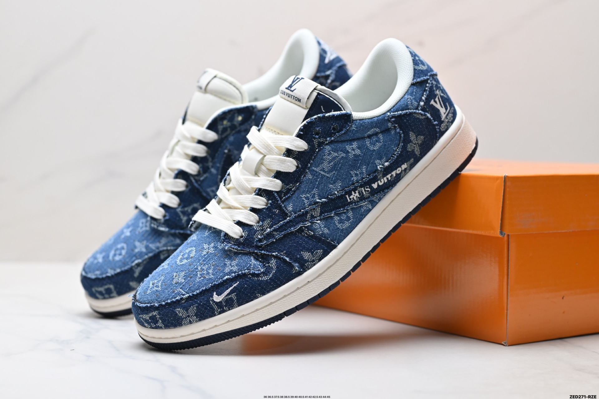 270 Nike Air Jordan 1 x Travis Scott AJ1倒勾 乔一倒钩 ‘DIY’定制 耐克 低帮文化篮球鞋 XD0798-312