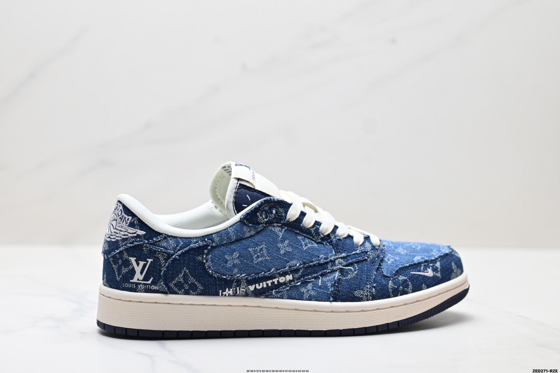 270 Nike Air Jordan 1 x Travis Scott AJ1倒勾 乔一倒钩 ‘DIY’定制 耐克 低帮文化篮球鞋 XD0798-312