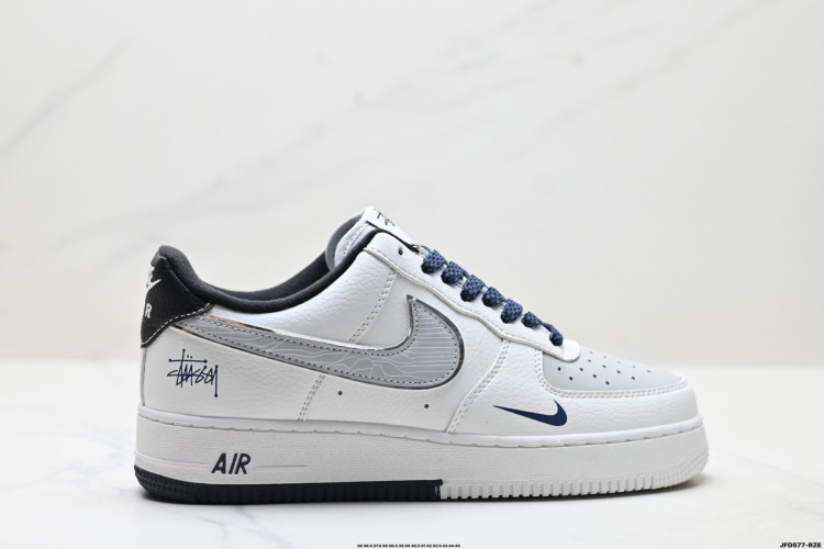Nike Air Force 1 '07 LX White/Navy Sneakers - Premium Comfort and Style 1 Nike Air Force 1 ’07 LX White/Navy Sneakers – Premium Comfort and Style