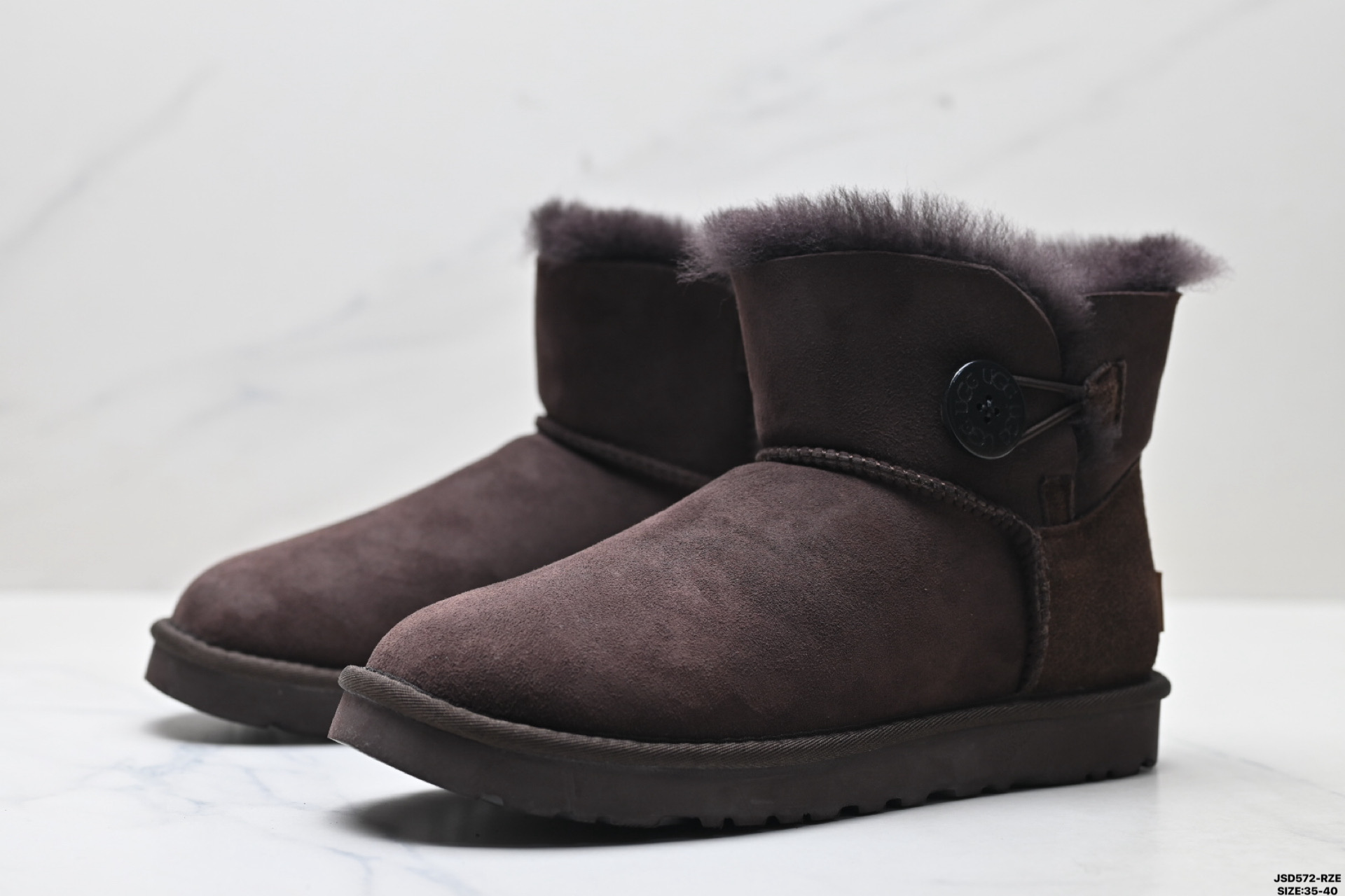 220 UGG KALLEN LACE 羊皮 保暖 皮毛一体加绒迷你单扣 中筒雪地靴 1016422-Chinese UA Cheap High Quatity Brand Clothes Bags handbags Sneakers wholesale wholesaler seller from China Factory suppliers Fashion Clothing Shoes best Quality Beautiful Price 220 UGG KALLEN LACE 羊皮 保暖 皮毛一体加绒迷你单扣 中筒雪地靴 1016422