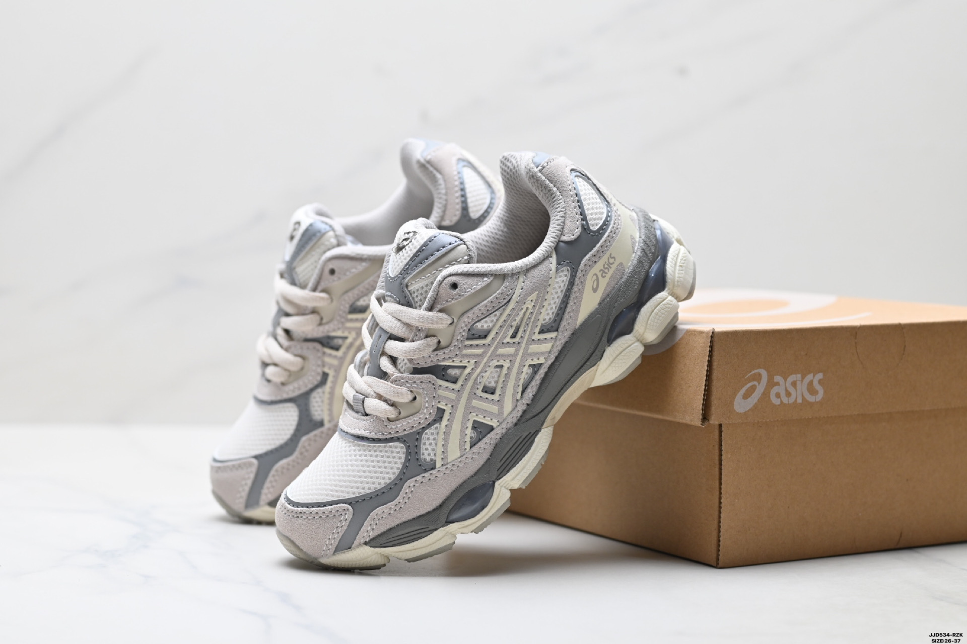 图片[8]-🈴 童鞋✅Asics Gel-Nyc 亚瑟士 透气运动鞋 网眼鞋面 配合部分合成革材质 采用全新AHAR+橡胶材质 更加耐磨 货号：1201A789-001 尺码：26-37 ID：JJD534-RZK-选品中心