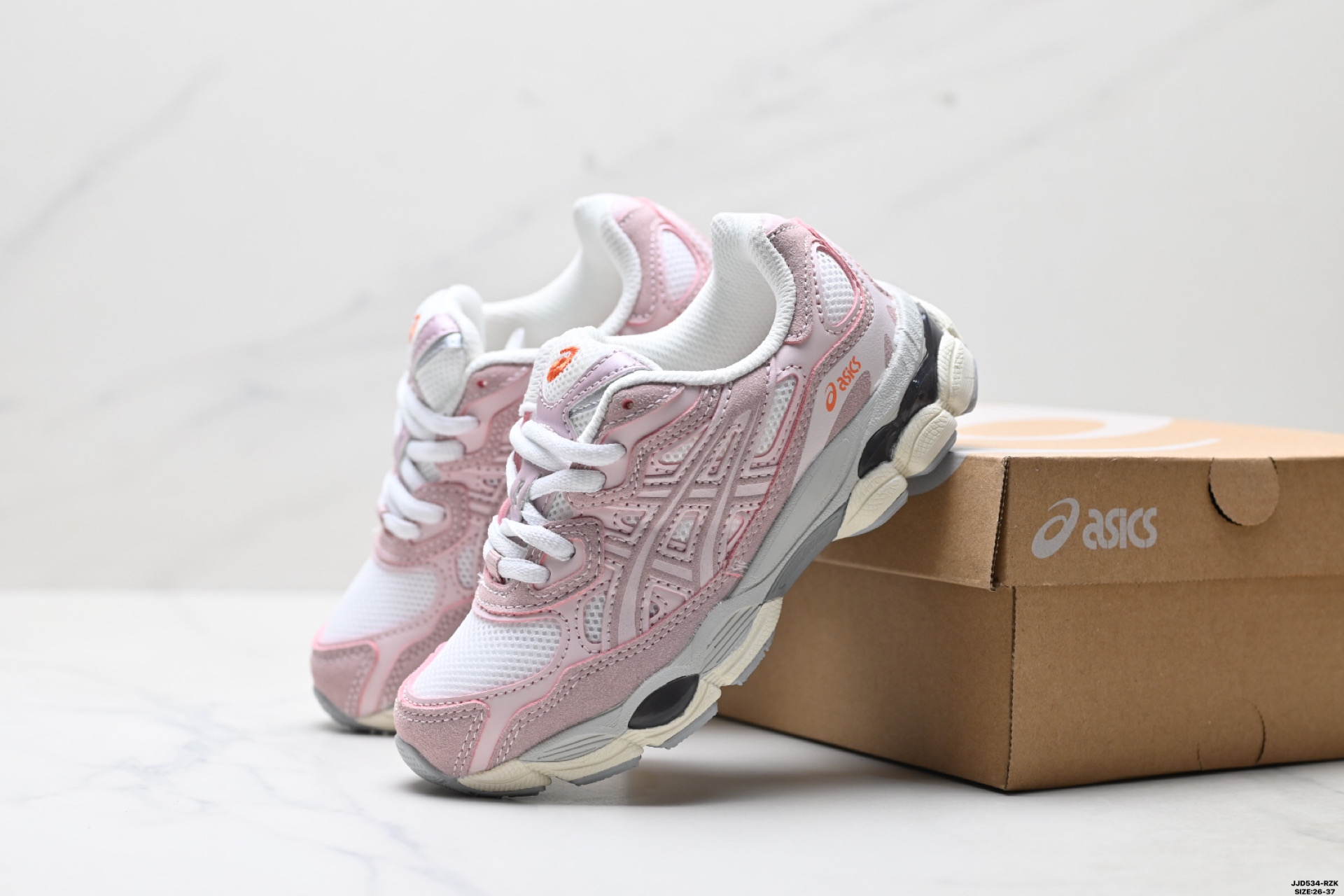 图片[9]-🈴 童鞋✅Asics Gel-Nyc 亚瑟士 透气运动鞋 网眼鞋面 配合部分合成革材质 采用全新AHAR+橡胶材质 更加耐磨 货号：1201A789-001 尺码：26-37 ID：JJD534-RZK-选品中心