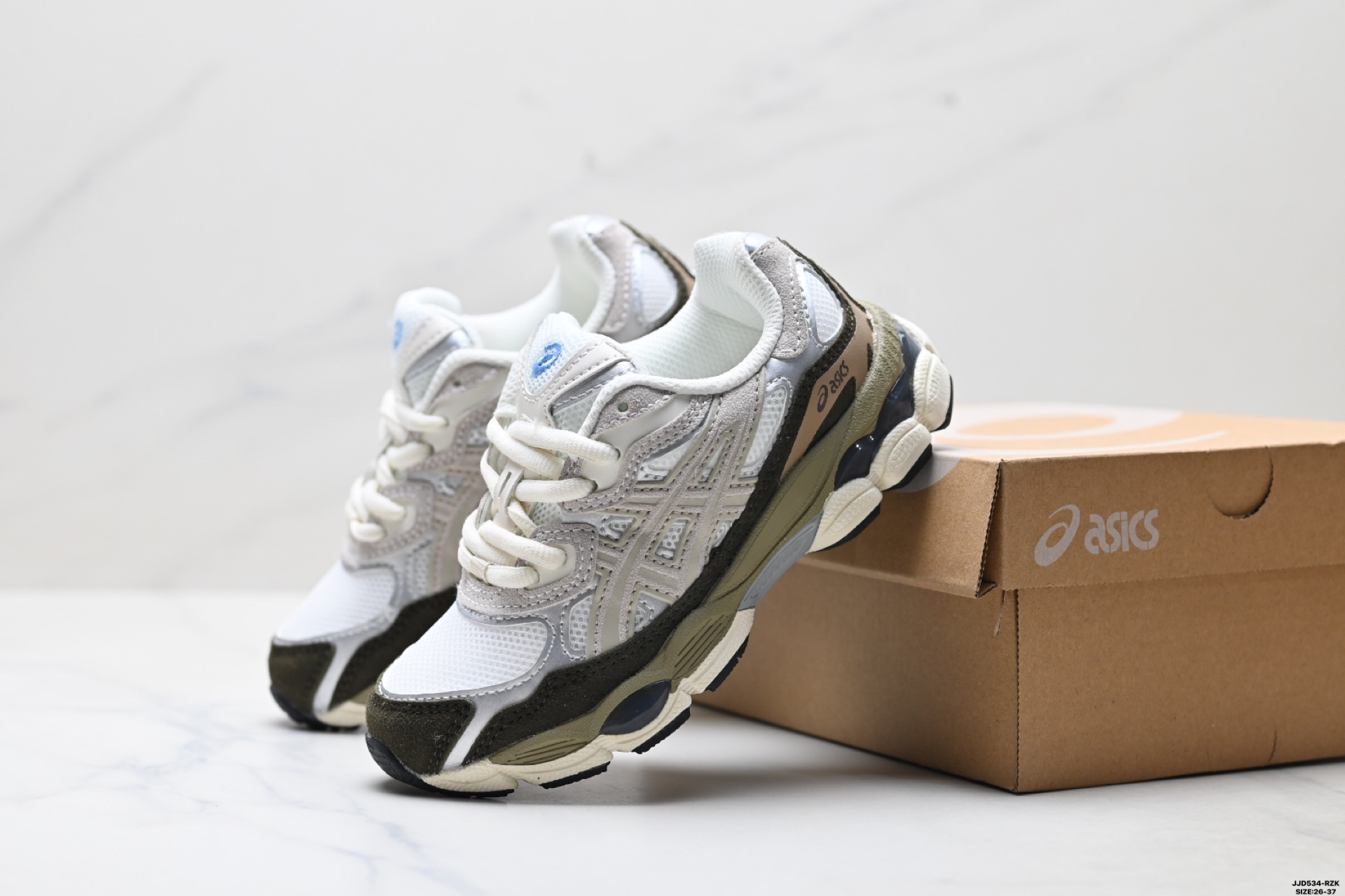 图片[12]-🈴 童鞋✅Asics Gel-Nyc 亚瑟士 透气运动鞋 网眼鞋面 配合部分合成革材质 采用全新AHAR+橡胶材质 更加耐磨 货号：1201A789-001 尺码：26-37 ID：JJD534-RZK-选品中心