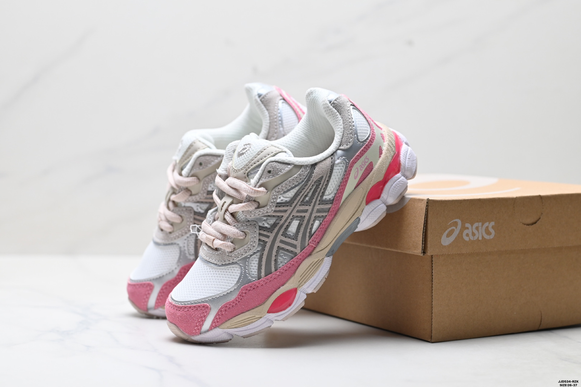 图片[5]-🈴 童鞋✅Asics Gel-Nyc 亚瑟士 透气运动鞋 网眼鞋面 配合部分合成革材质 采用全新AHAR+橡胶材质 更加耐磨 货号：1201A789-001 尺码：26-37 ID：JJD534-RZK-选品中心