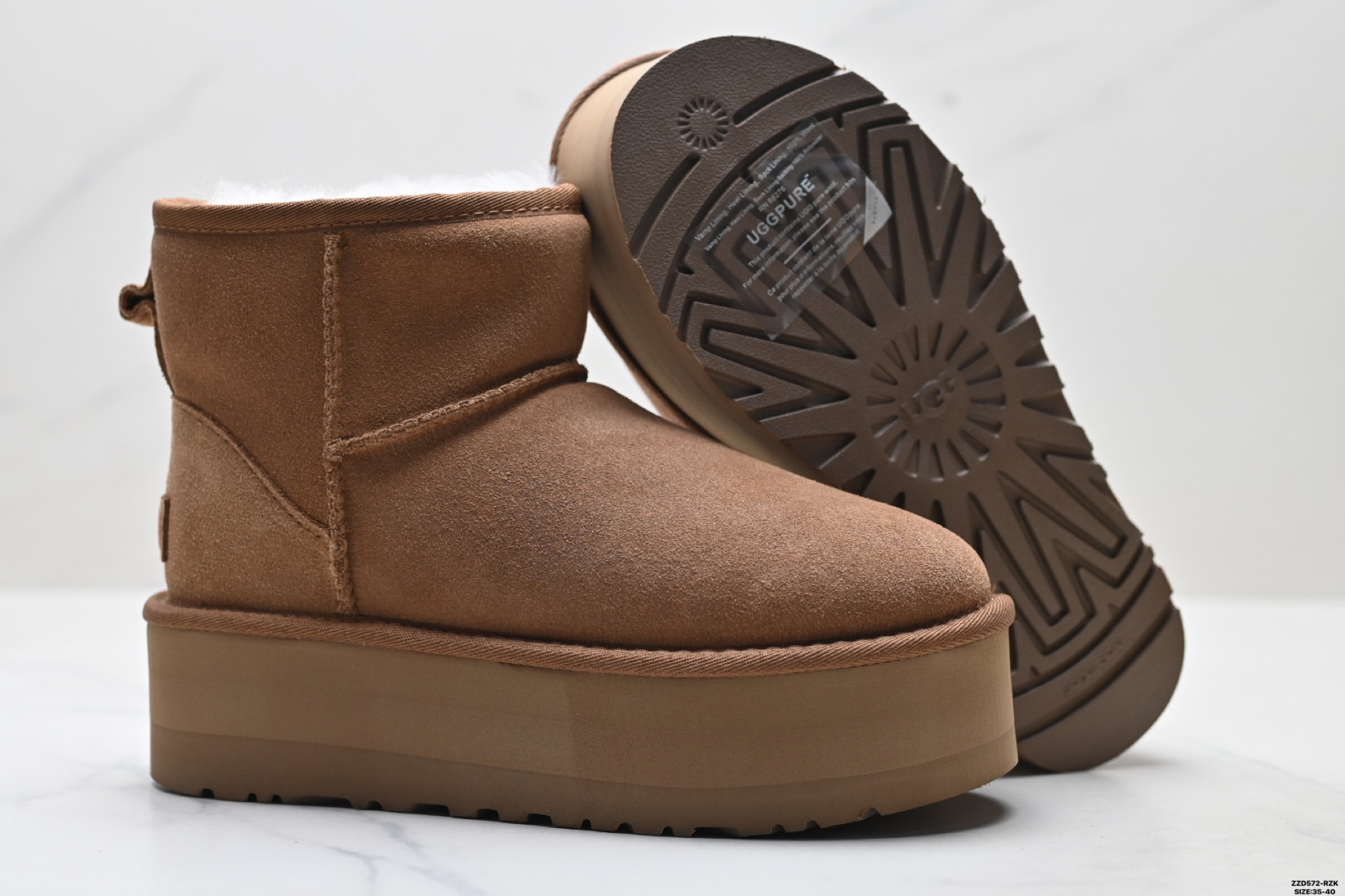 260 UGG雪地靴女 5CM松糕厚底明星宋妍霏同款短靴 1135092-Chinese UA Cheap High Quatity Brand Clothes Bags handbags Sneakers wholesale wholesaler seller from China Factory suppliers Fashion Clothing Shoes best Quality Beautiful Price 260 UGG雪地靴女 5CM松糕厚底明星宋妍霏同款短靴 1135092