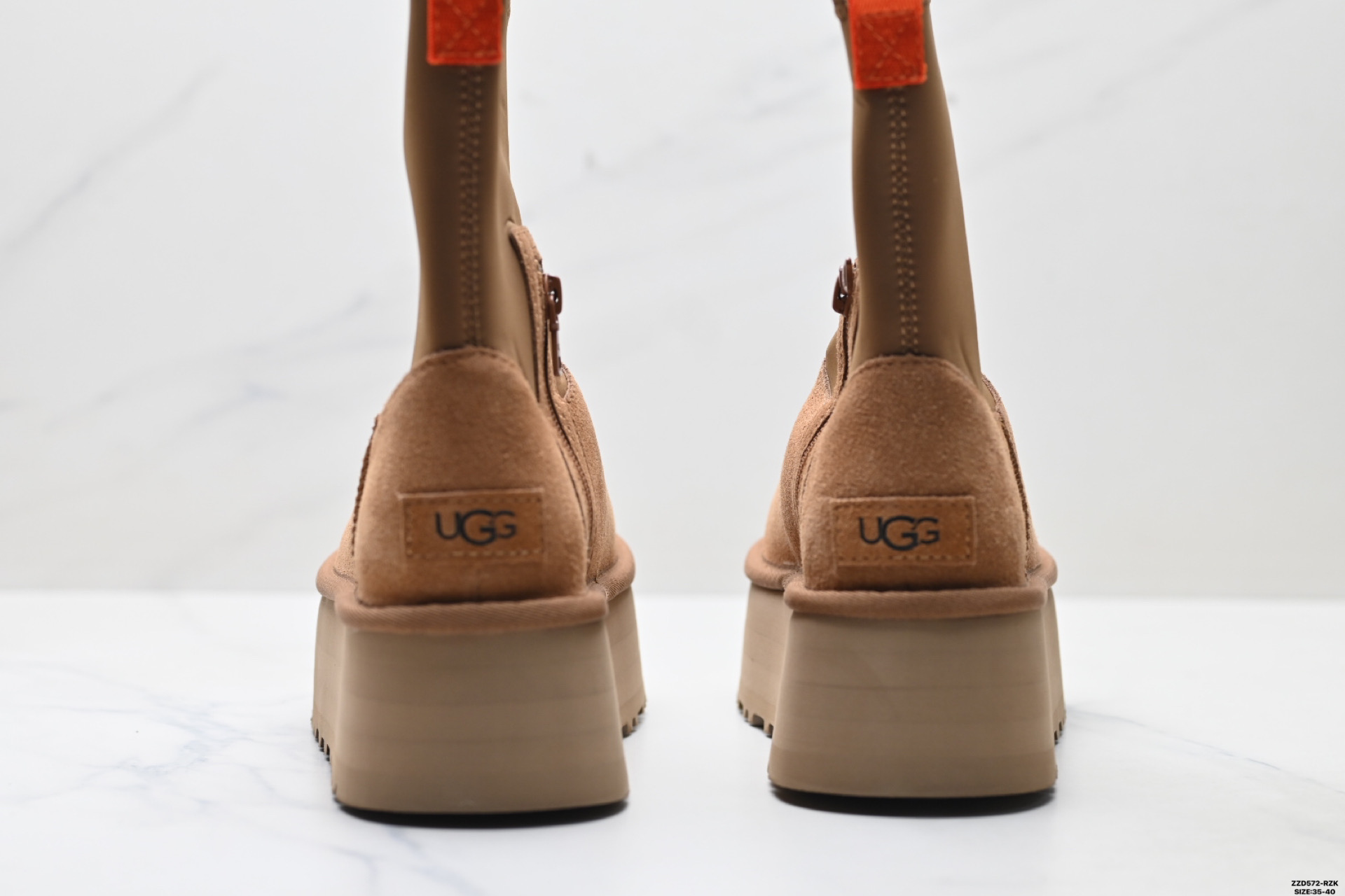 260 UGG厚底增高桑波村雪地靴女皮毛一体高靴2024新款冬季加绒加厚底保暖面包棉鞋