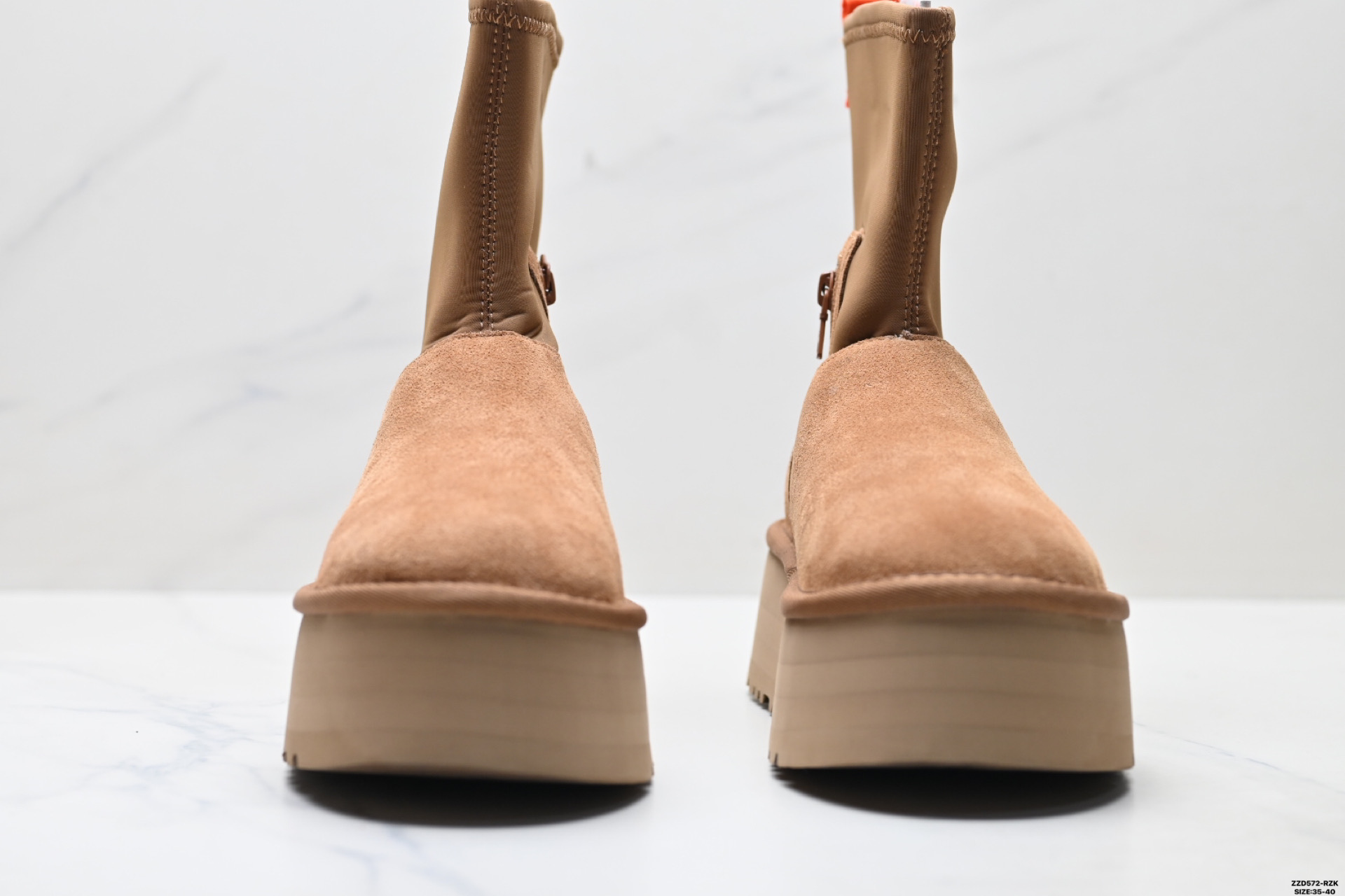 260 UGG厚底增高桑波村雪地靴女皮毛一体高靴2024新款冬季加绒加厚底保暖面包棉鞋