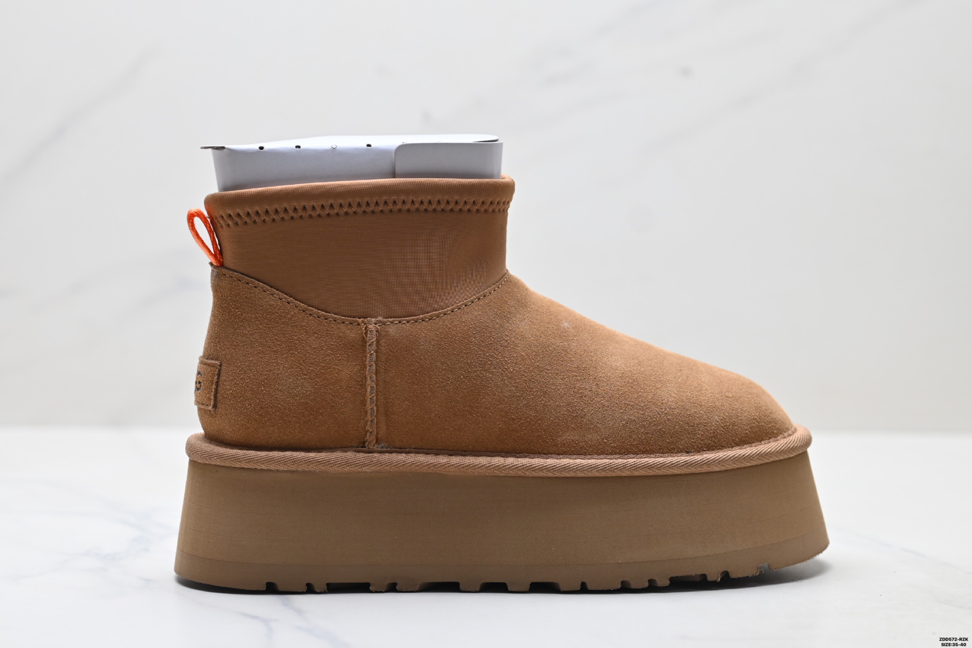 UGG Botas Cortas de Plataforma en Ante Negro para Mujer, Cálidas y Cómodas 4 i1758643762295 7055 0 0