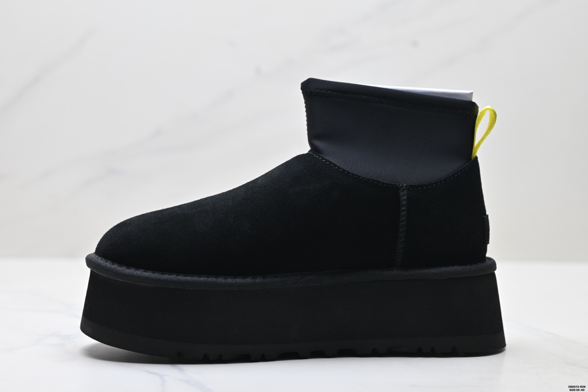 240 UGG牛反绒 保暖增高 加厚耐磨平底舒适气质 袜套款 短筒雪地靴