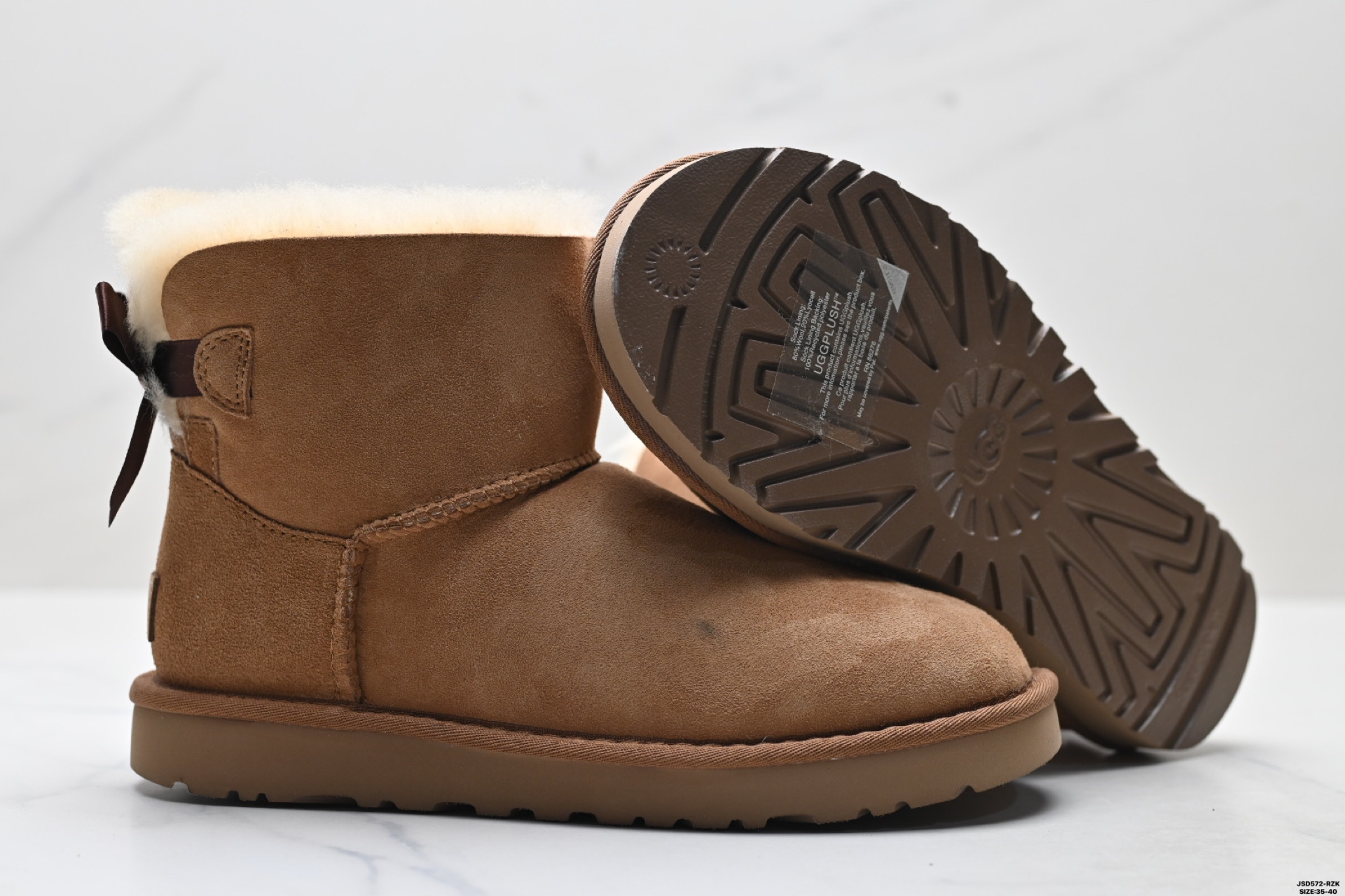 UGG Classic Mini Botas de Nieve con Lazo para Mujer - Calidez y Estilo 6 i1758644149908 2640 0 4