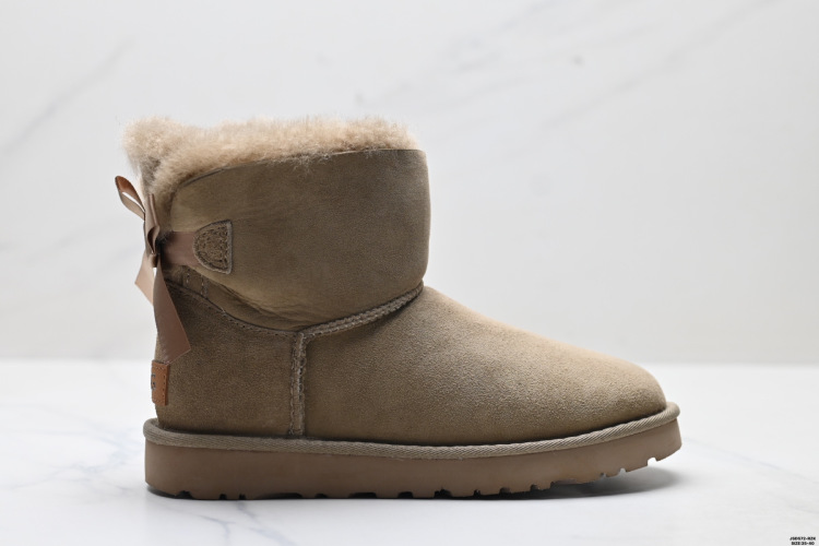 UGG Women's Tasman Slipper, Chestnut, Sheepskin and Suede, Bow Detail 1 UGG Women’s Tasman Slipper, Chestnut, Sheepskin and Suede, Bow Detail