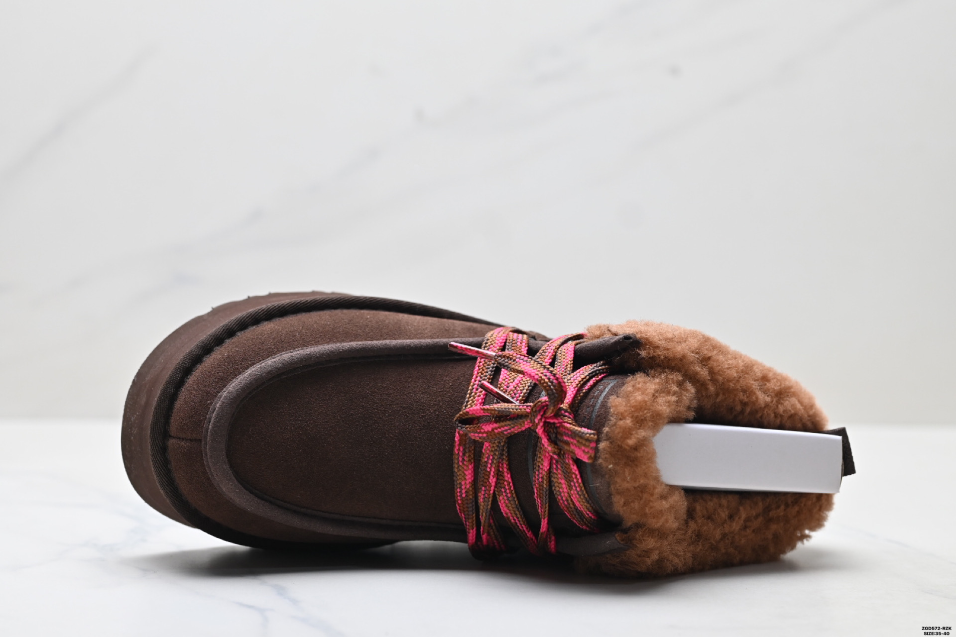 UGG Funkarra Botines de Plataforma con Cordones para Mujer - Marrón 3 i1758644440534 7982 0 1