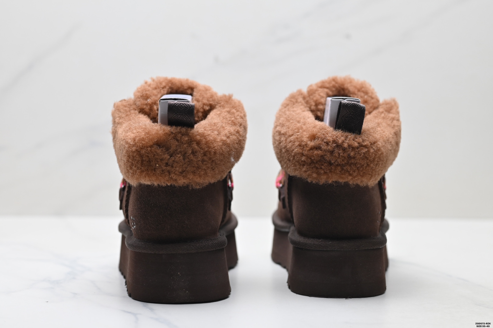 UGG Funkarra Botines de Plataforma con Cordones para Mujer - Marrón 7 i1758644440535 5629 0 5