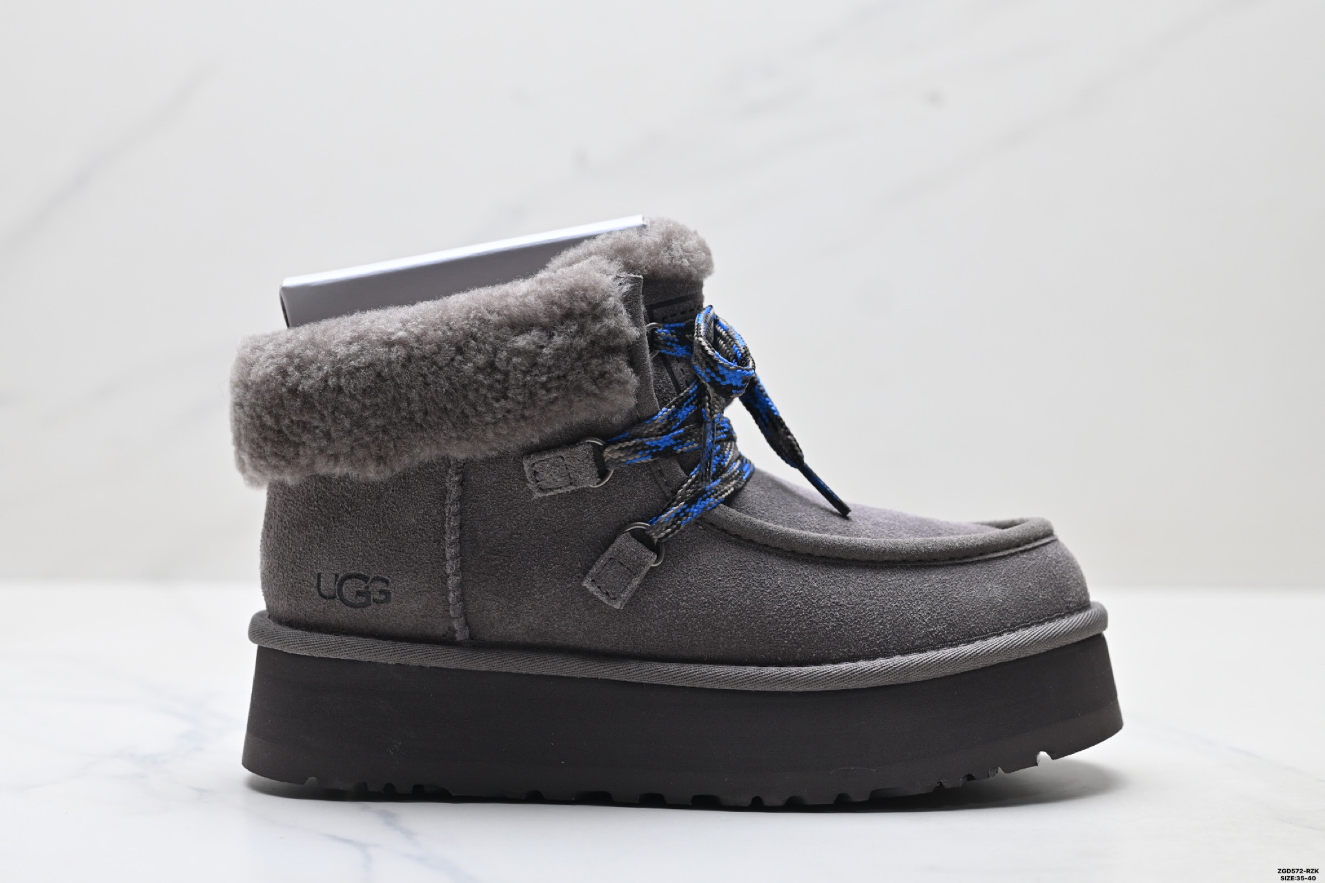 300 UGG Funkarra 芙卡拉 磨砂皮 保暖防滑 加绒 增高厚底舒适圆头 短靴 女款